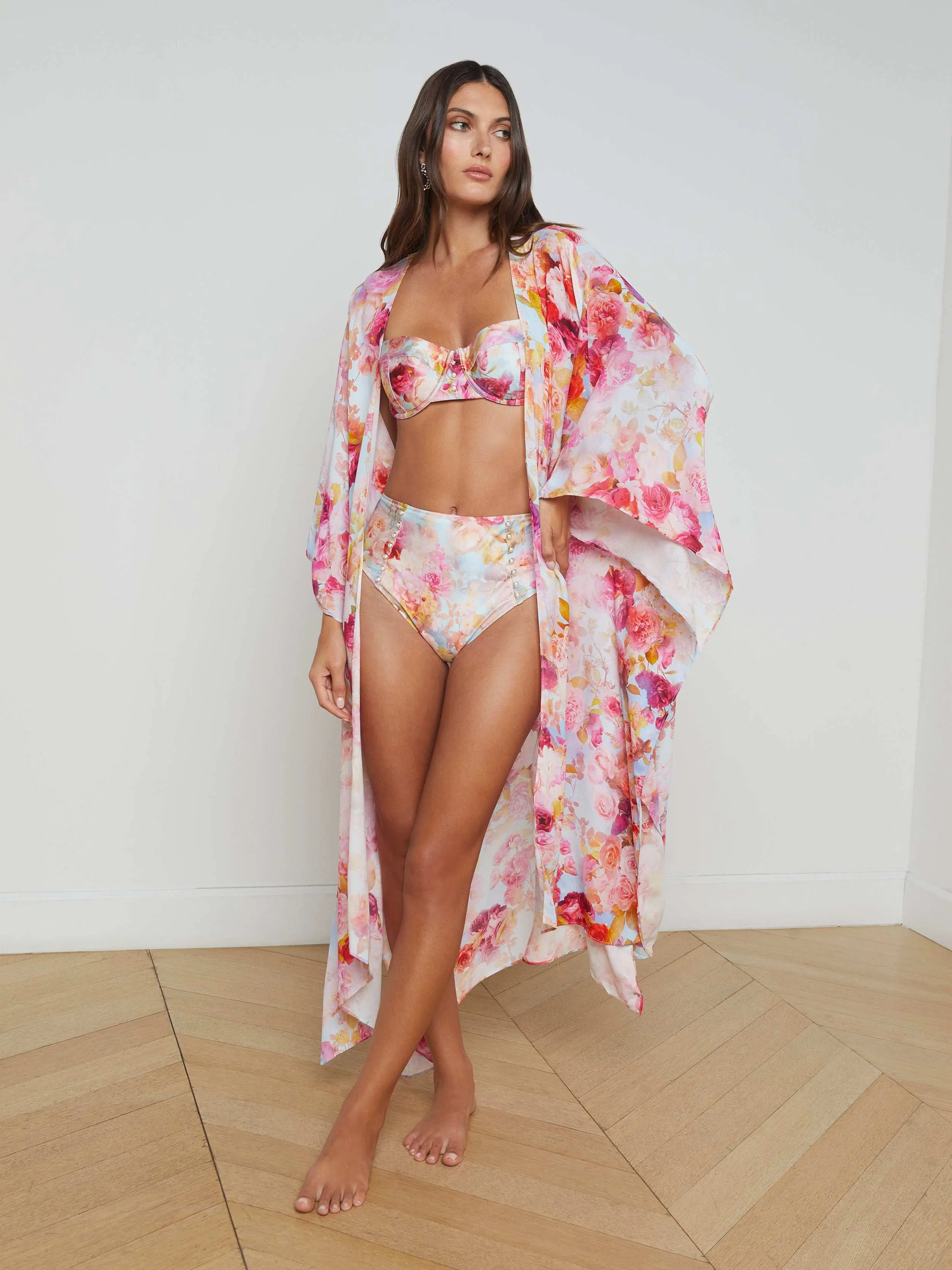 Kara Kimono Cover-Up sold by L'AGENCE product image thumbnail 2