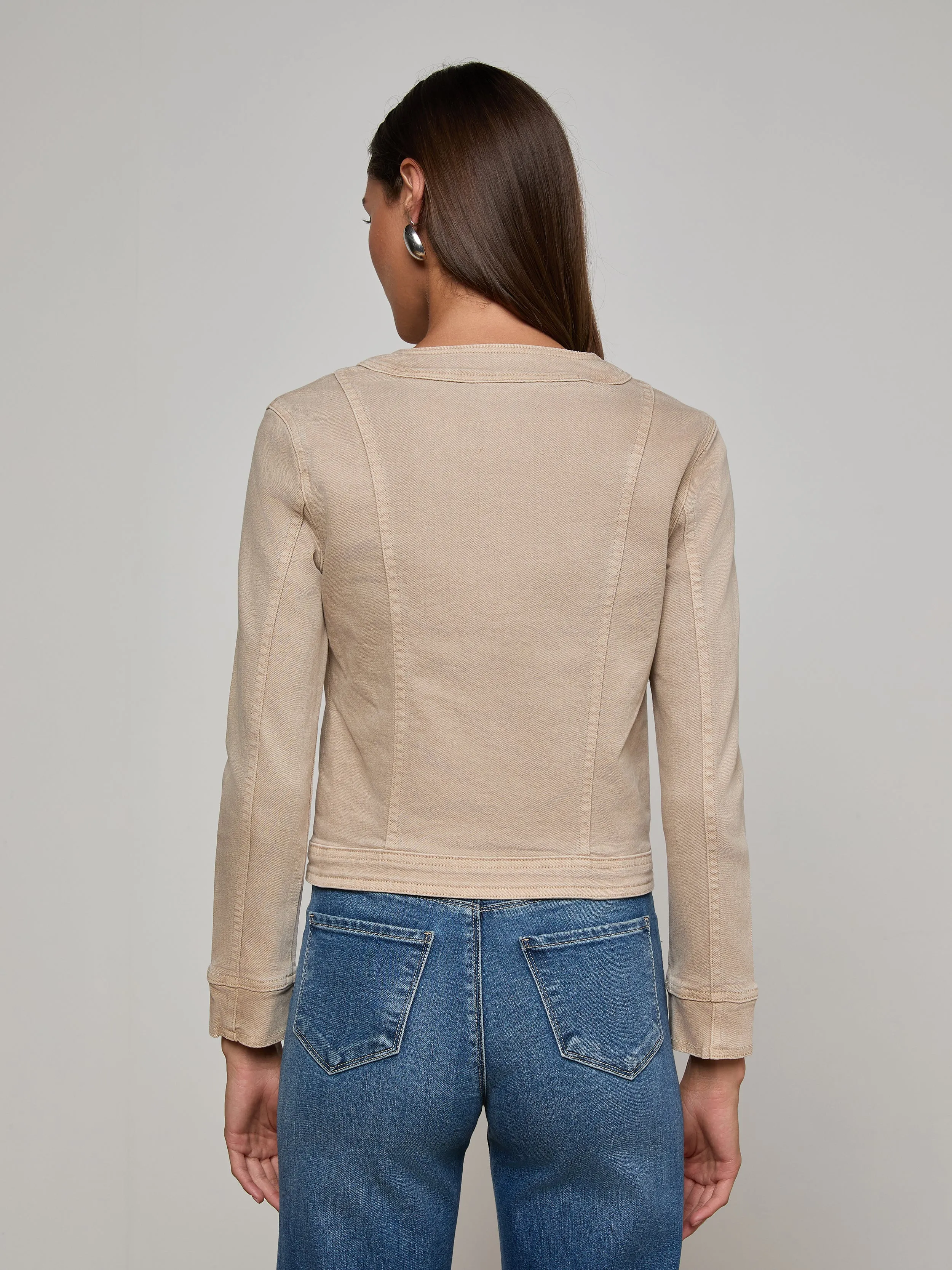 Yari Jean Jacket sold by L'AGENCE product image thumbnail 4