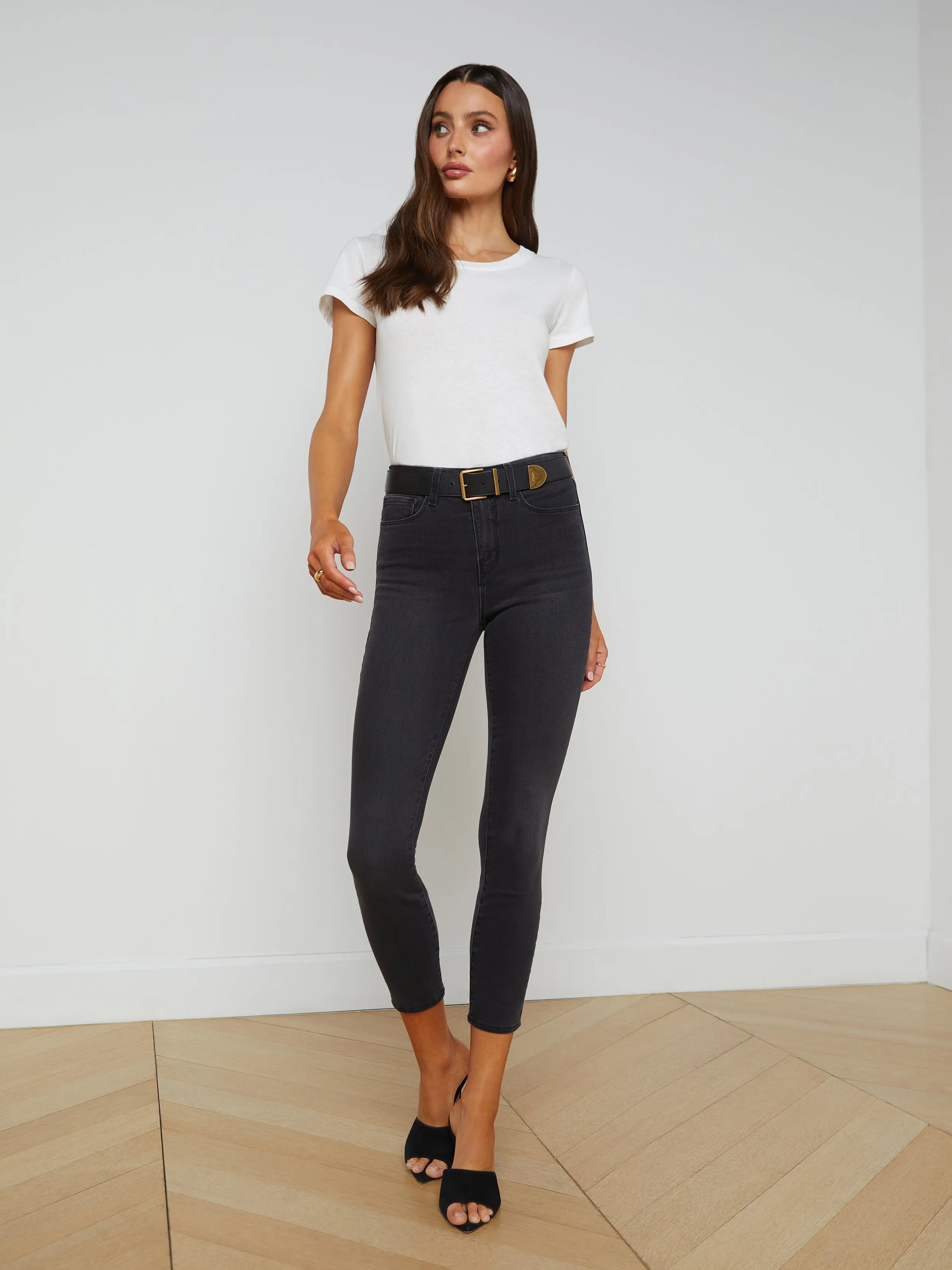 Margot Cropped Skinny Jean sold by L'AGENCE