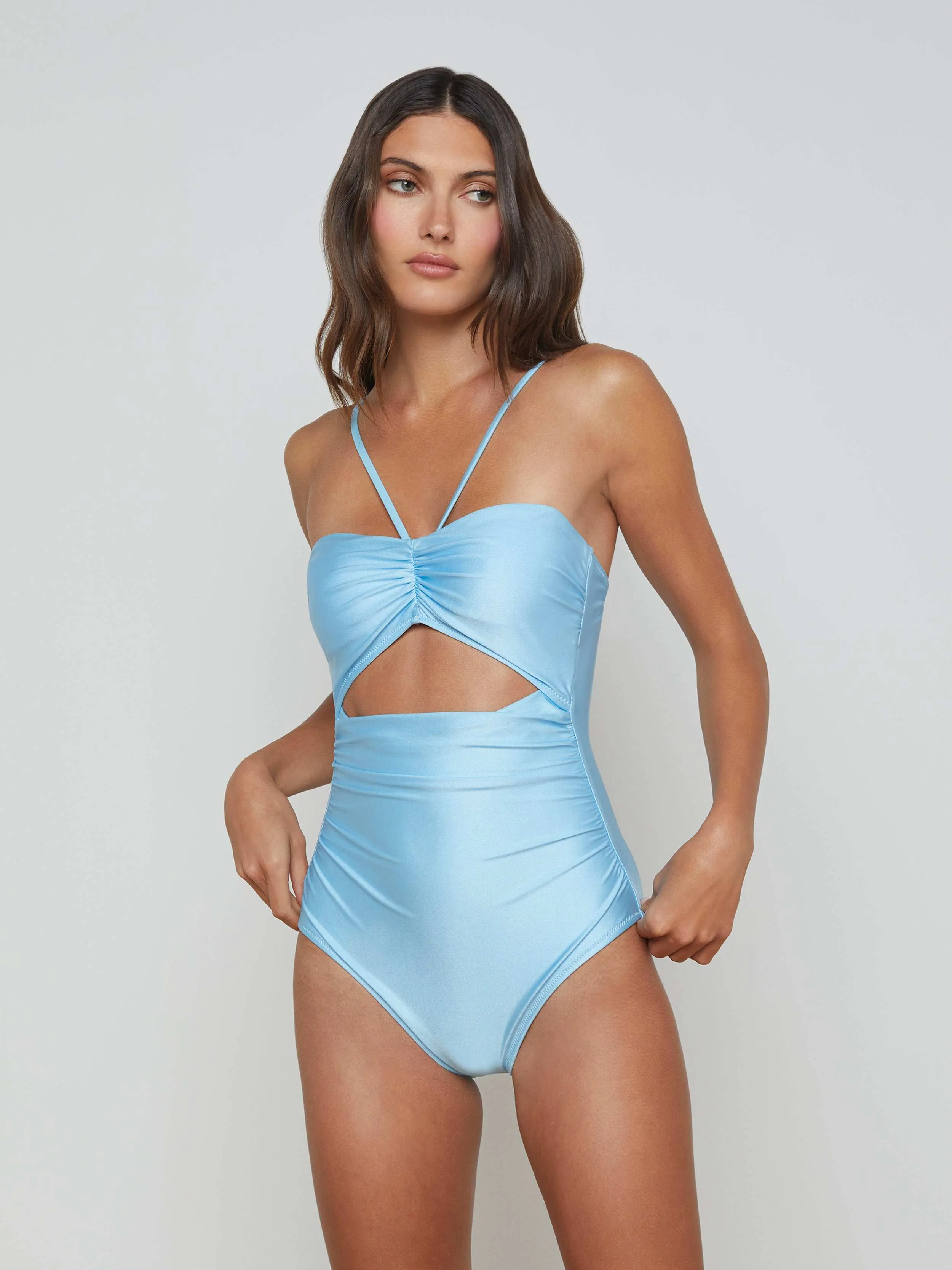 Lily Cut-Out One-Piece Swimsuit sold by L'AGENCE product image thumbnail 5