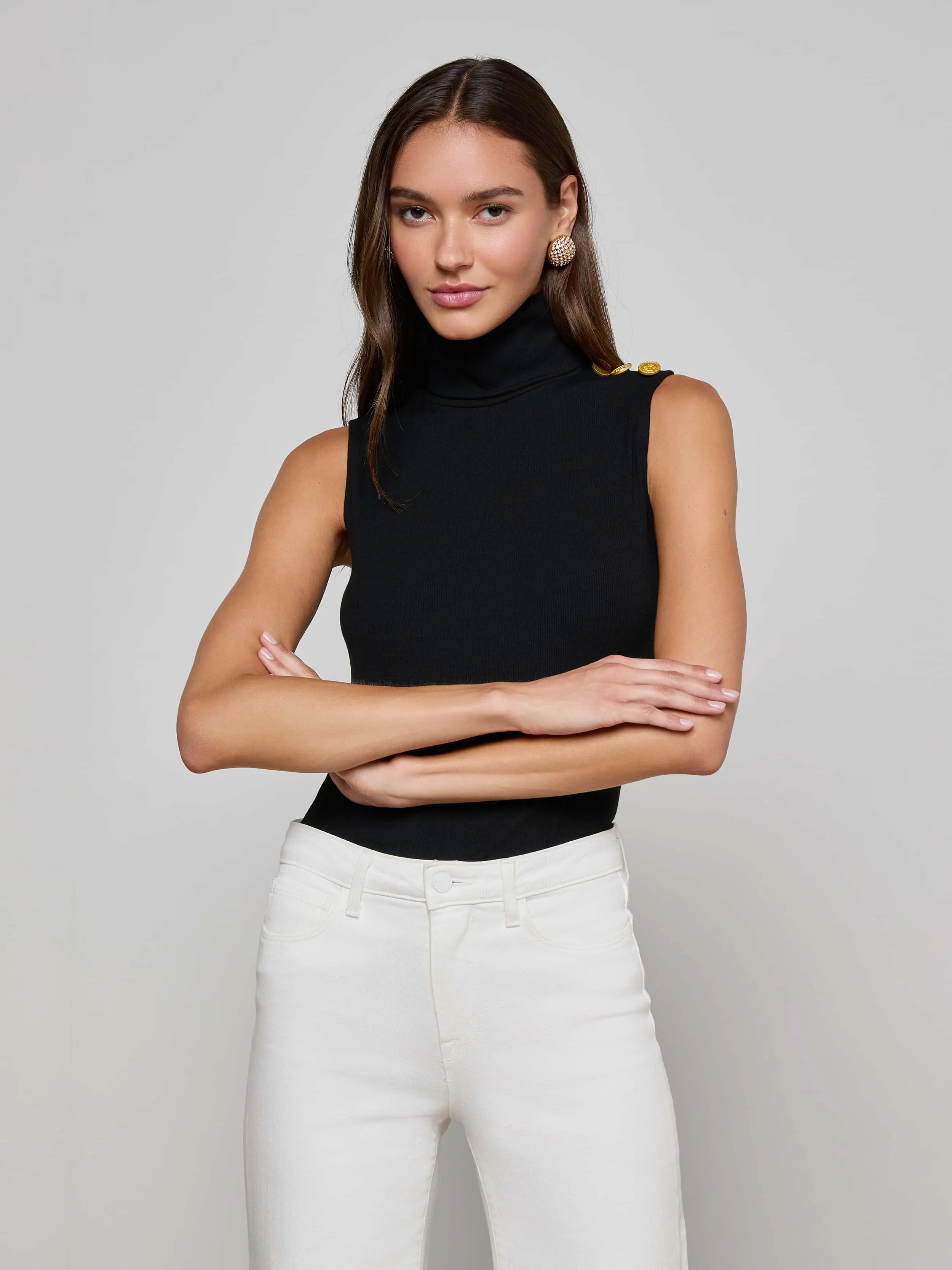 Ceci Sleeveless Turtleneck sold by L'AGENCE