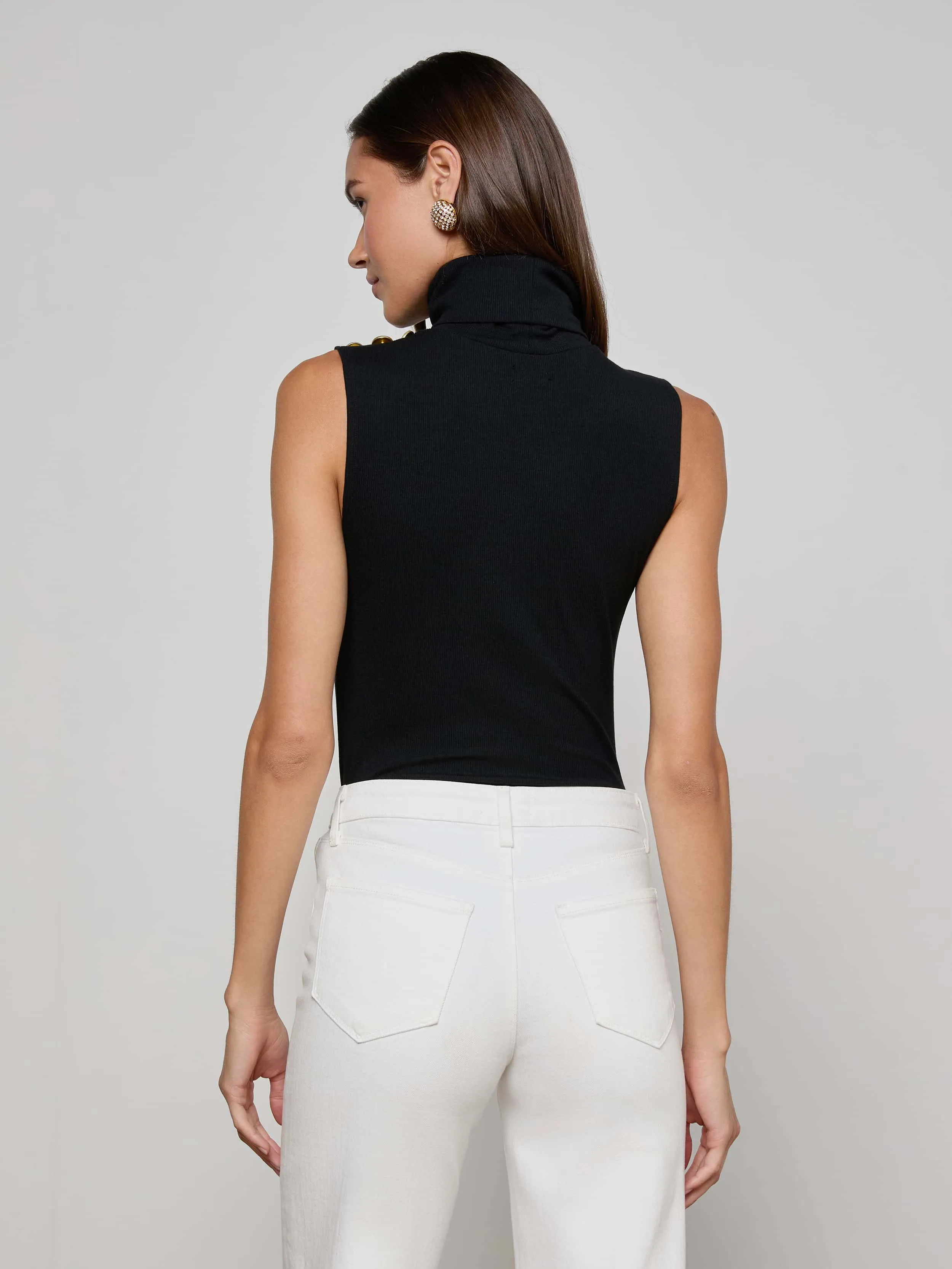 Ceci Sleeveless Turtleneck sold by L'AGENCE product image thumbnail 3