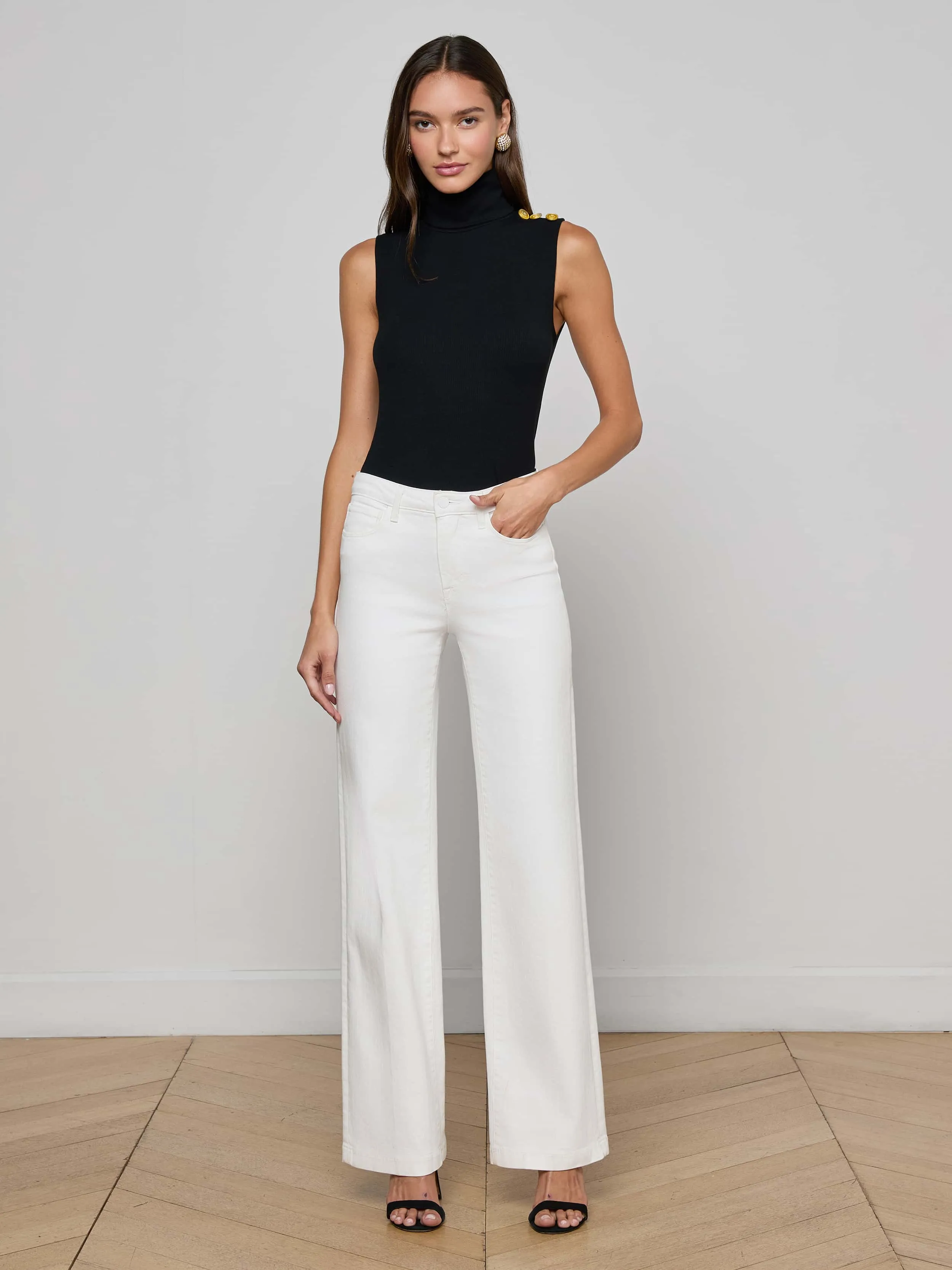 Ceci Sleeveless Turtleneck sold by L'AGENCE product image thumbnail 4