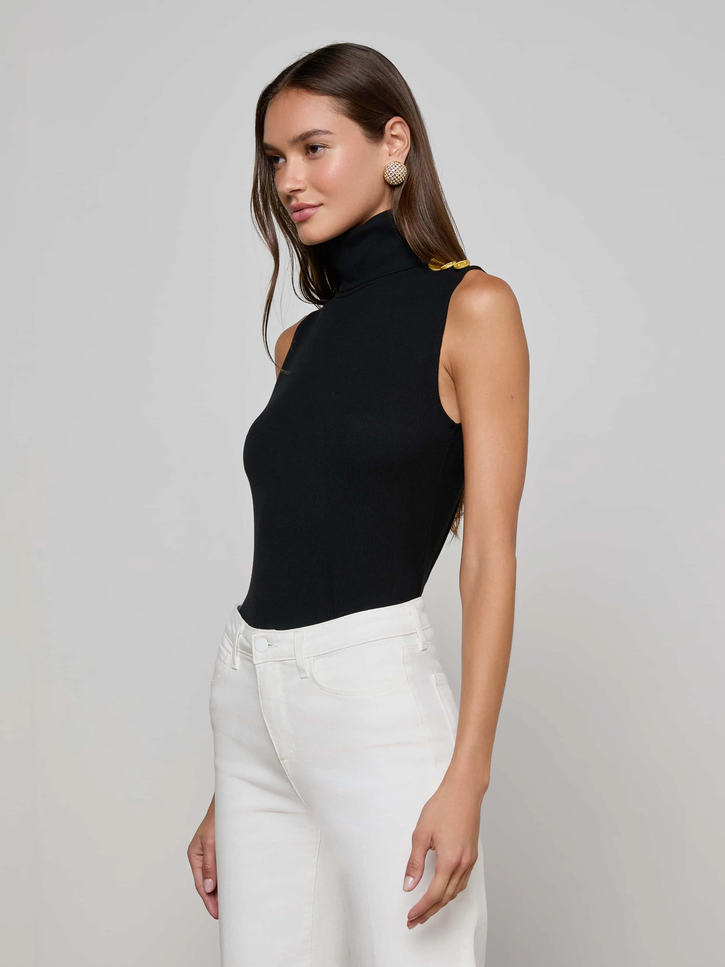 Ceci Sleeveless Turtleneck sold by L'AGENCE product image thumbnail 2