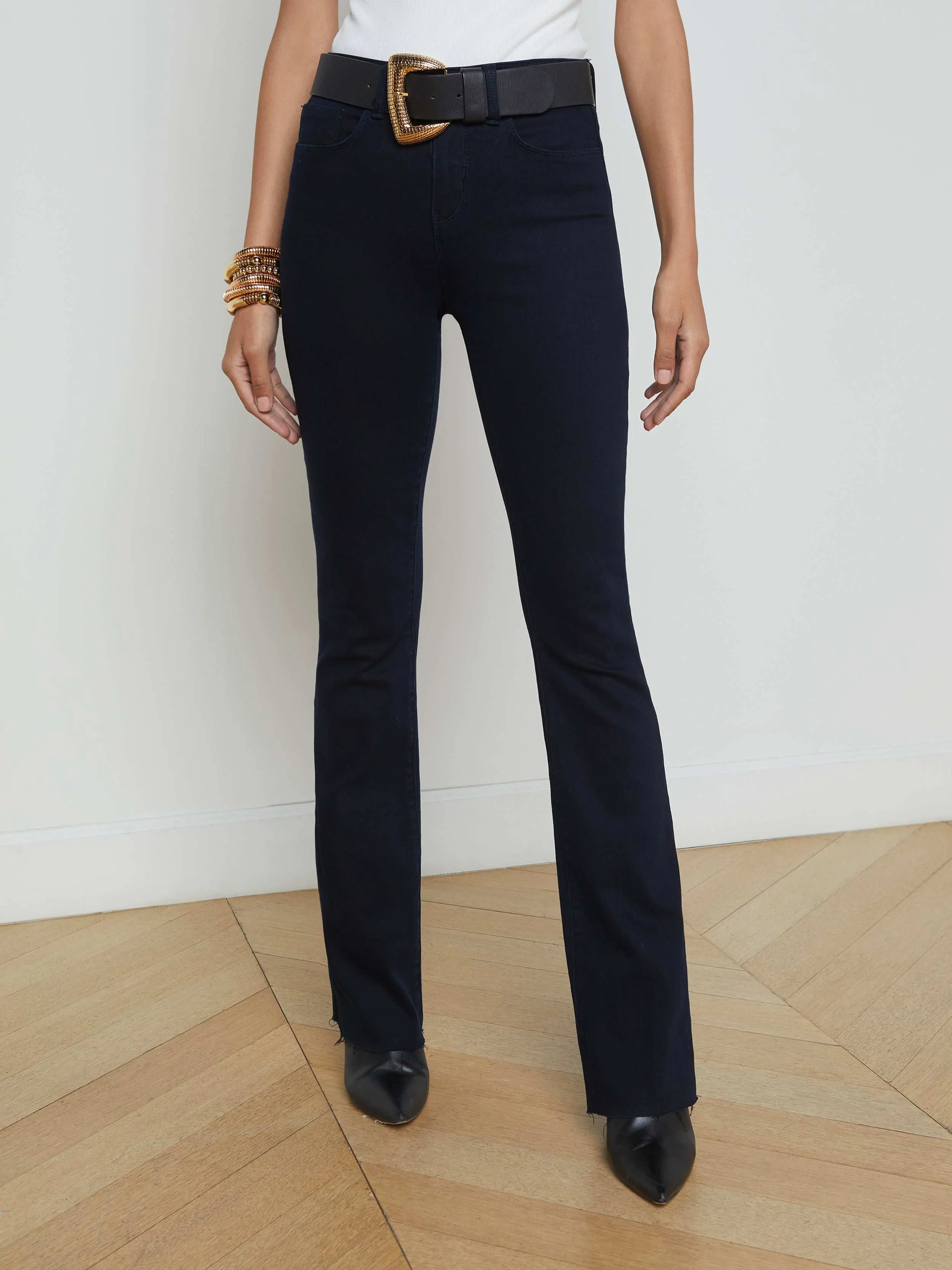 Ruth Straight-Leg Jean sold by L'AGENCE product image thumbnail 2