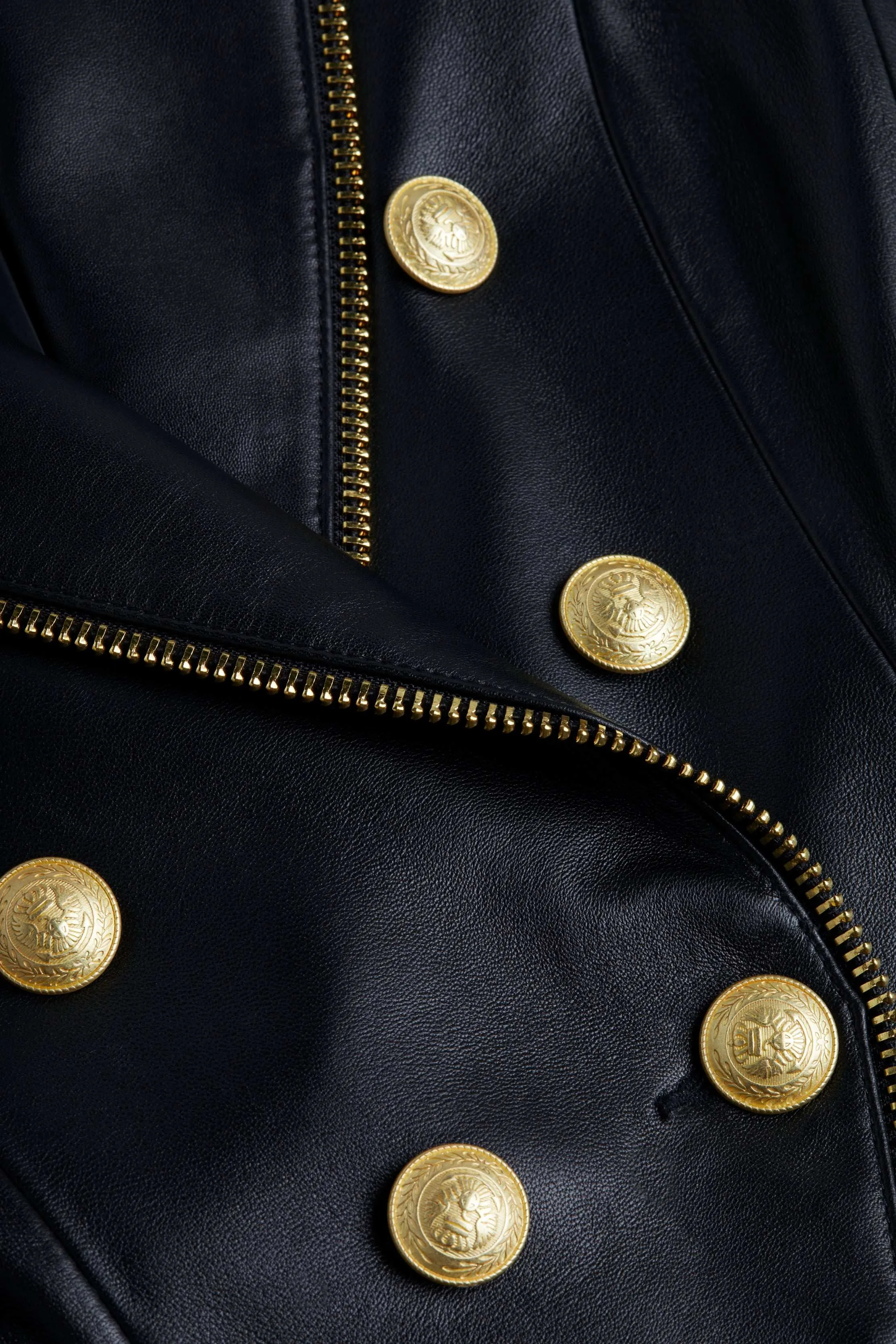 Ottilie Leather Blazer sold by L'AGENCE product image thumbnail 2