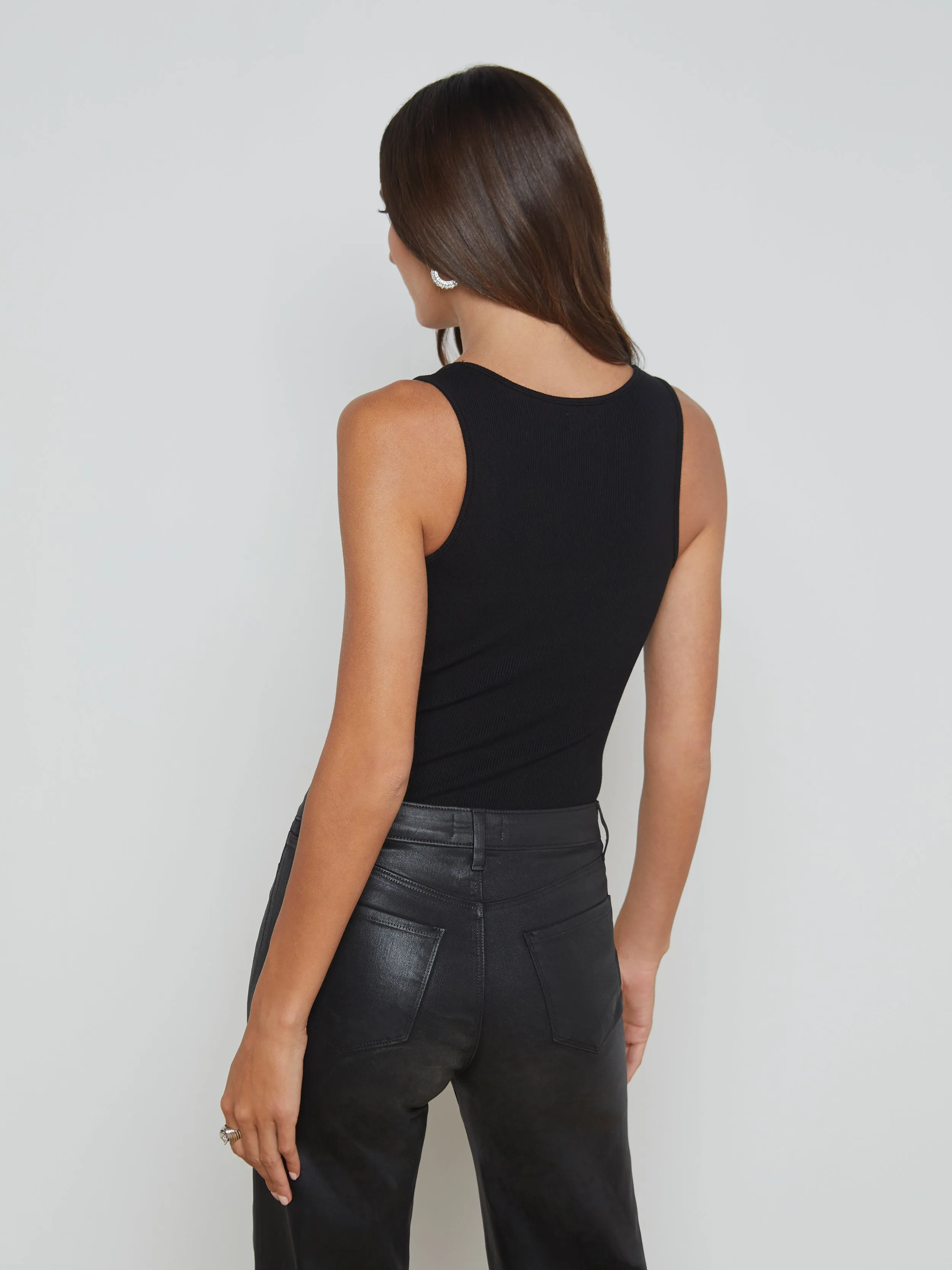 Adira Scoopneck Tank sold by L'AGENCE product image thumbnail 3