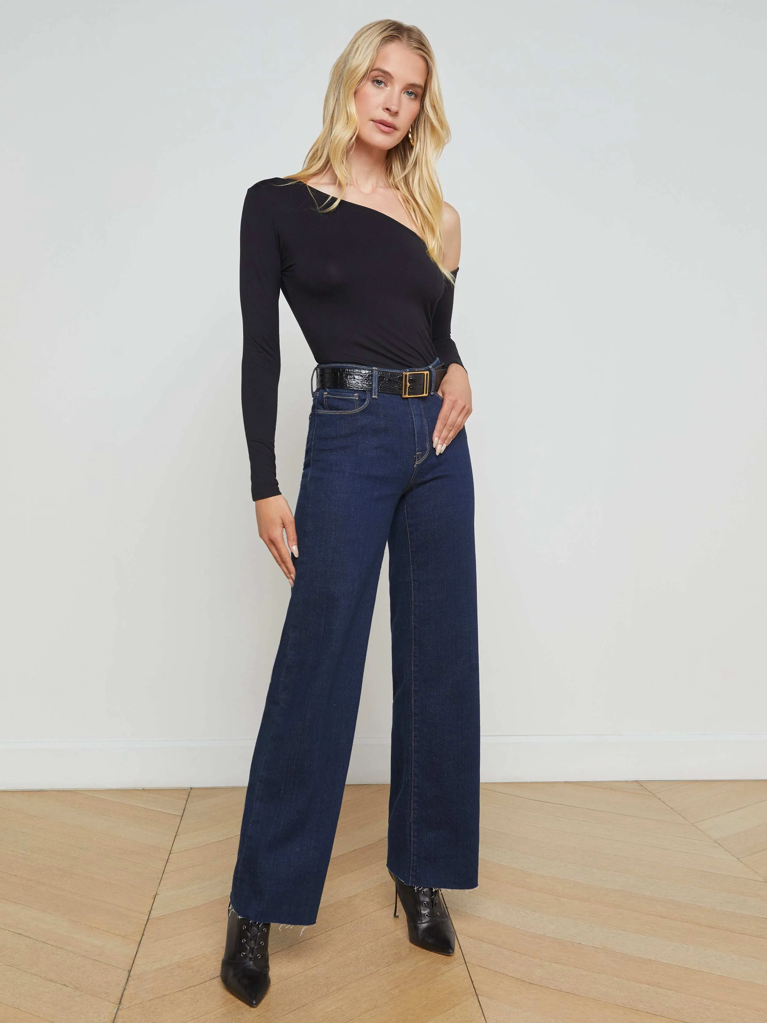 Scottie Wide-Leg Jean sold by L'AGENCE
