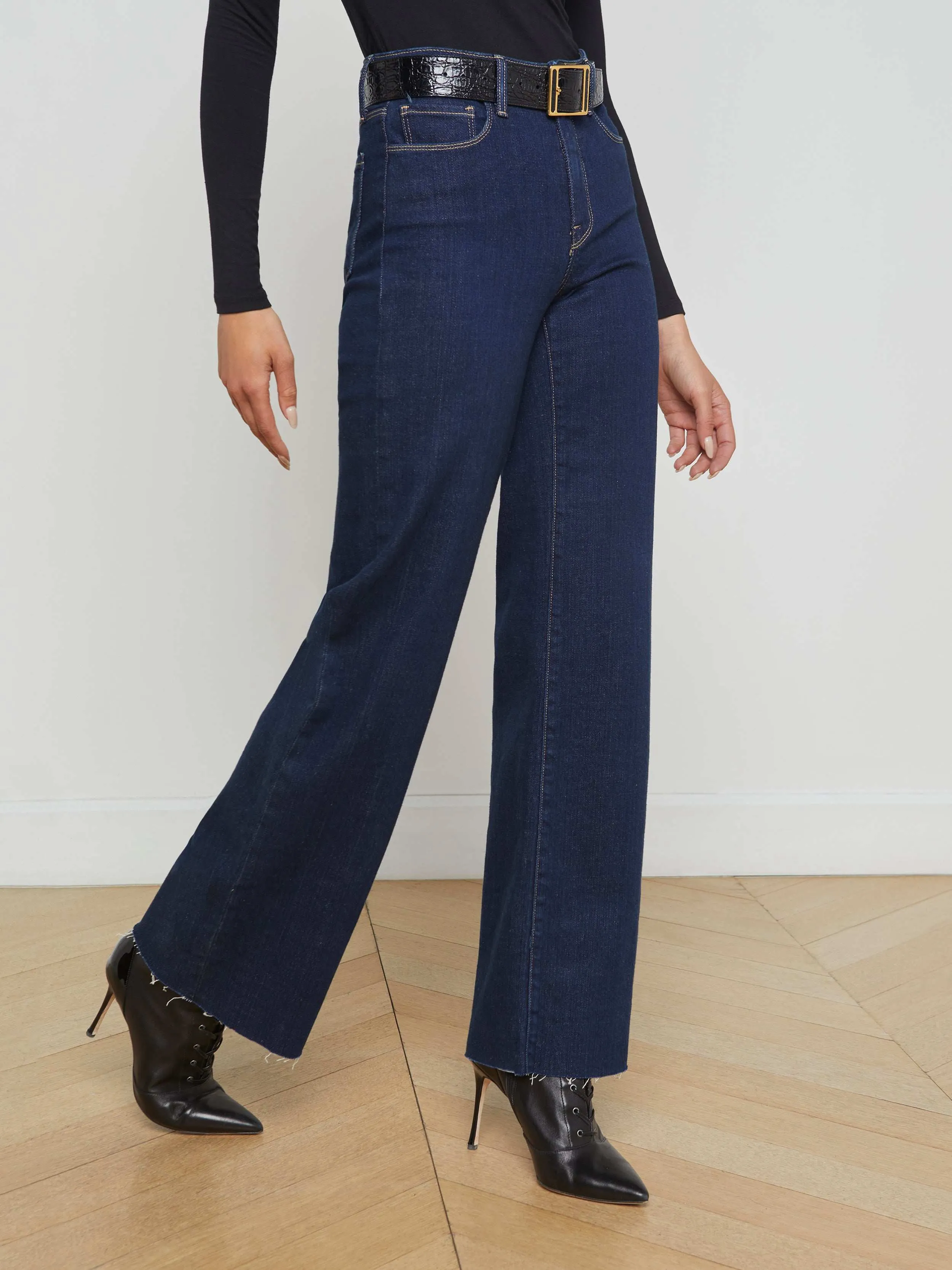 Scottie Wide-Leg Jean sold by L'AGENCE product image thumbnail 3