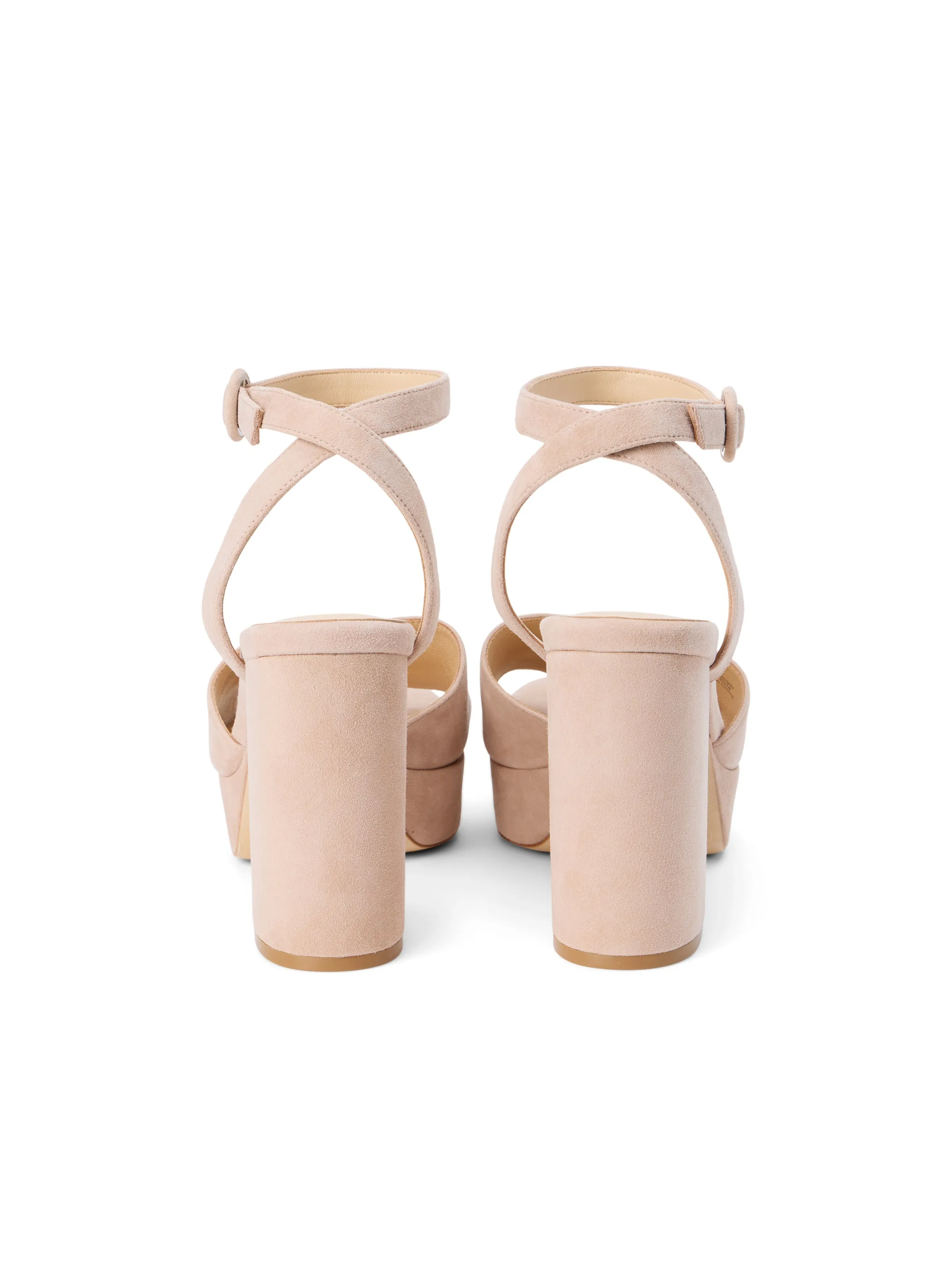 Andree Suede Platform Sandal sold by L'AGENCE product image thumbnail 5