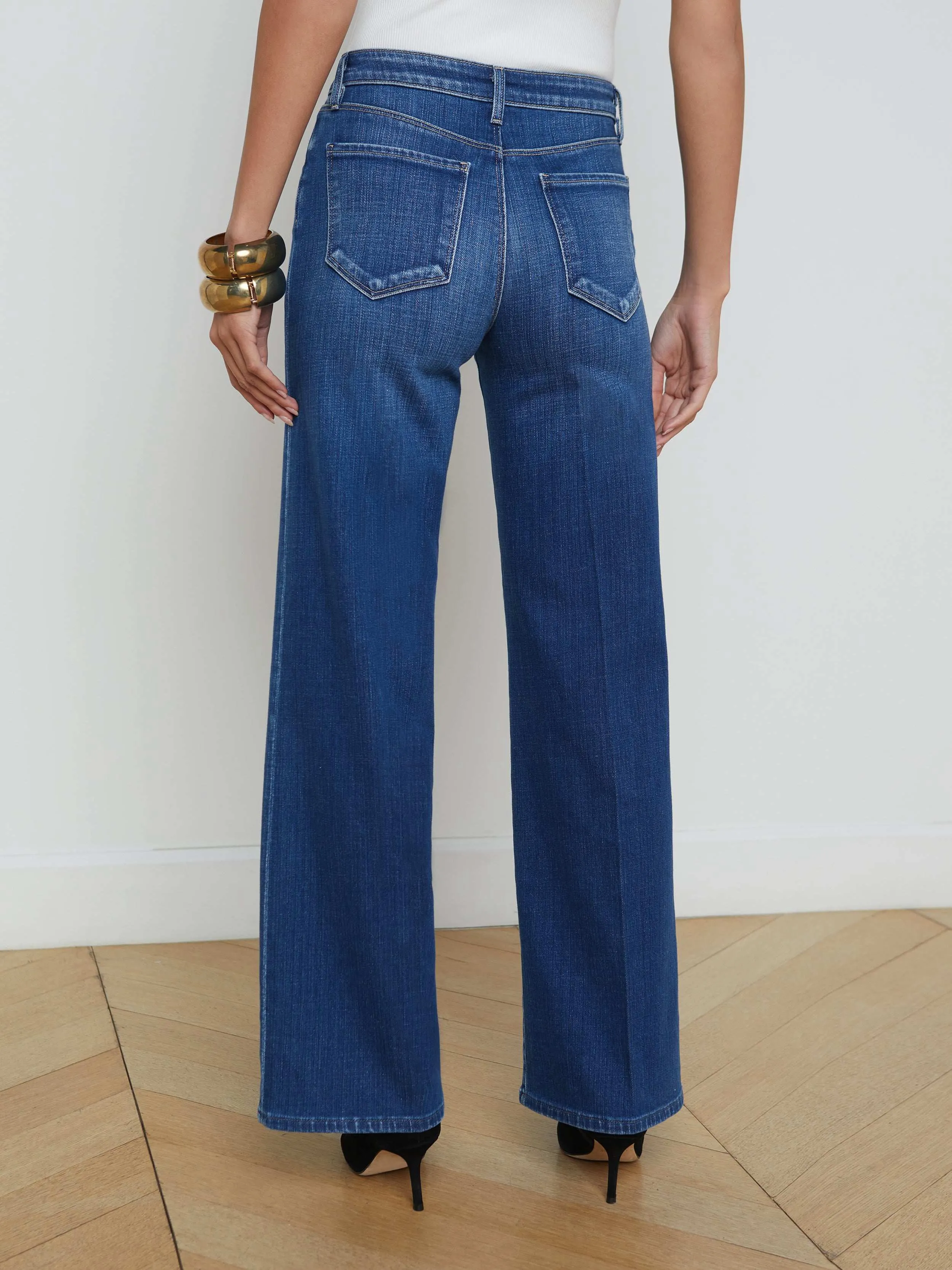 Alicent Wide-Leg Jean sold by L'AGENCE product image thumbnail 4