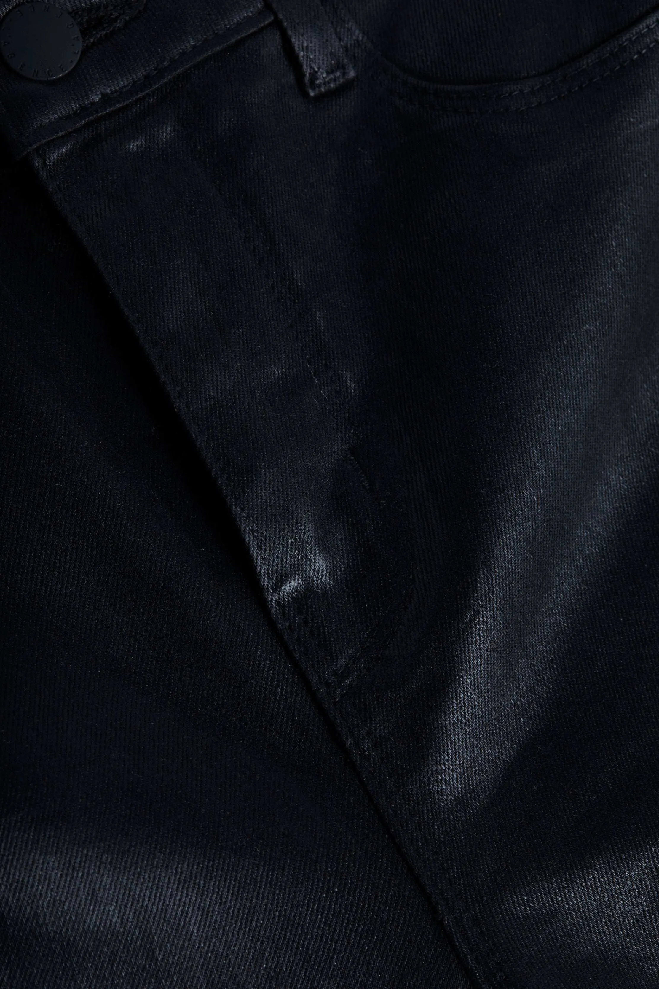 Clayton Coated Wide-Leg Jean sold by L'AGENCE product image thumbnail 5