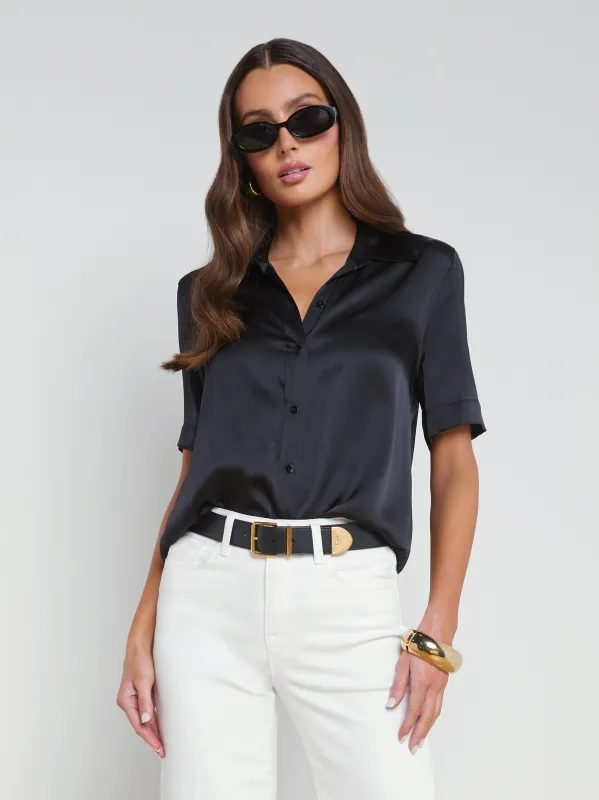 Ellah Silk Blouse sold by L'AGENCE