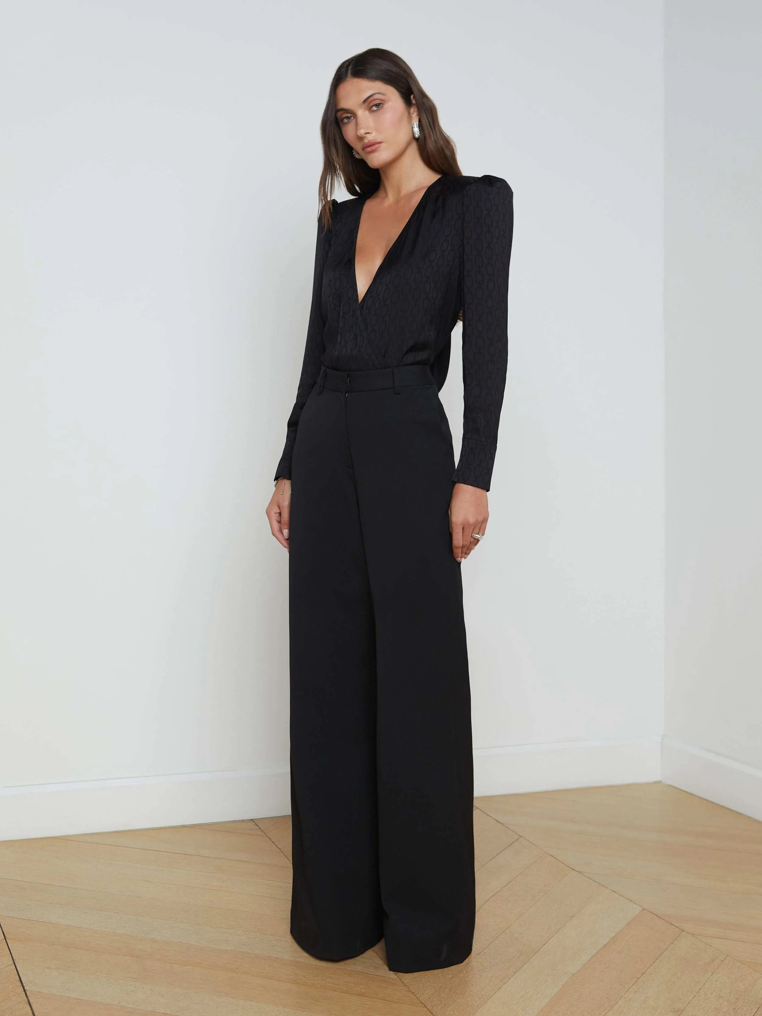 Pilar Wide-Leg Pant sold by L'AGENCE product image thumbnail 5