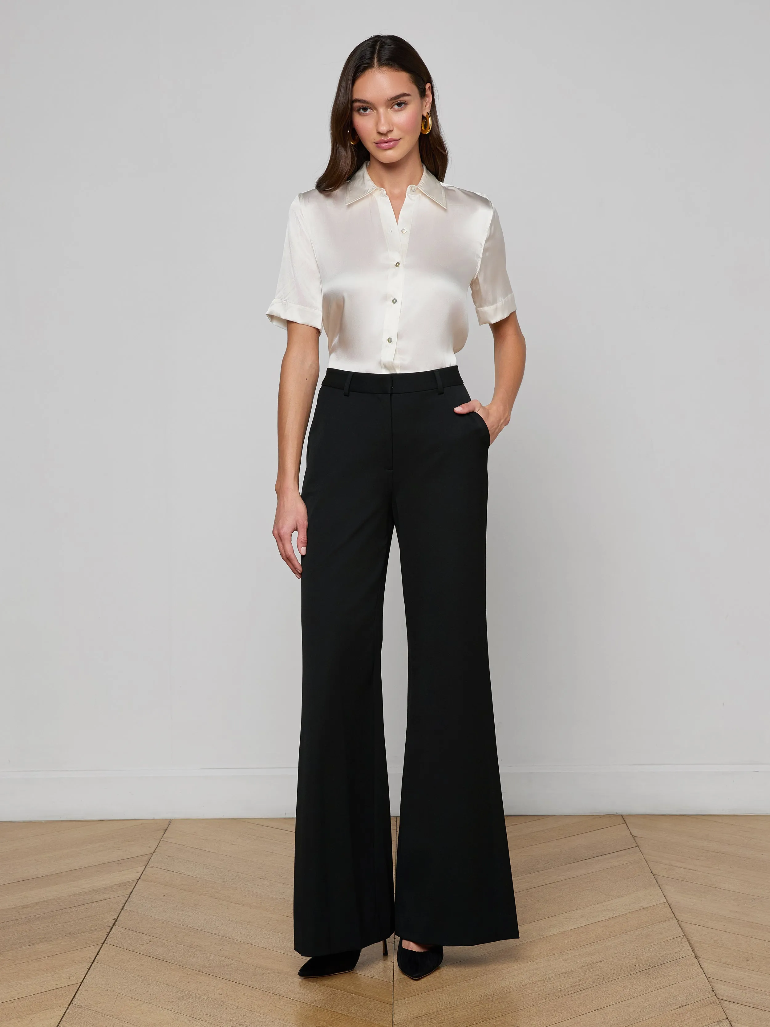 Pilar Wide-Leg Pant sold by L'AGENCE