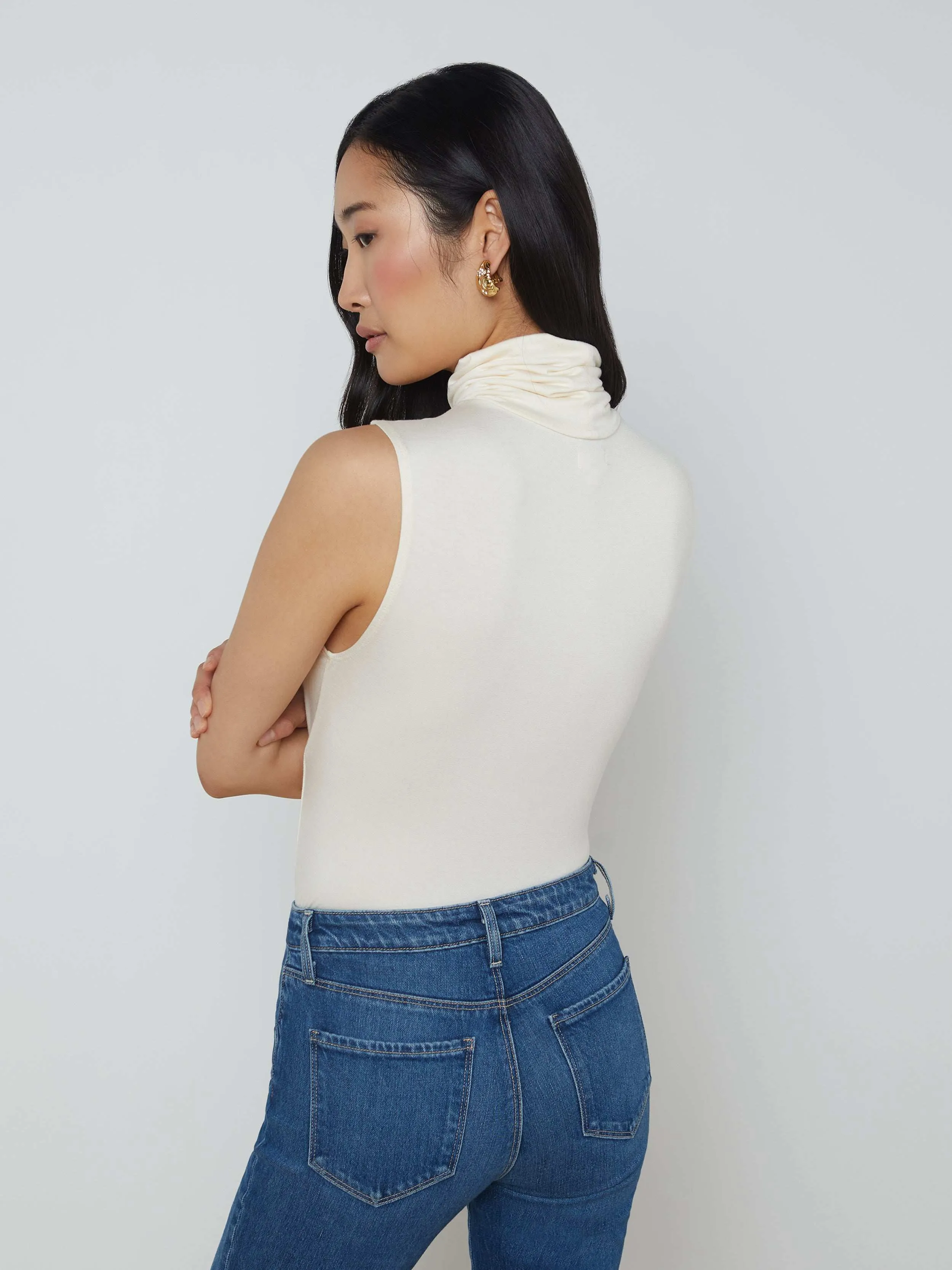 Ceci Sleeveless Turtleneck sold by L'AGENCE product image thumbnail 3