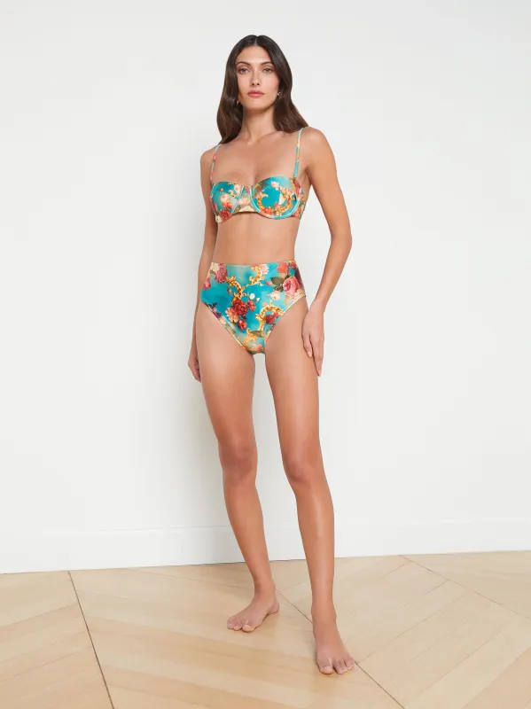 Vanessa High-Waisted Bikini Bottom sold by L'AGENCE