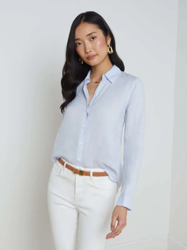 Tyler Linen Blouse sold by L'AGENCE