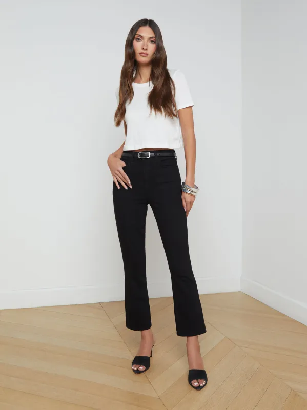 Mira Cropped Bootcut Jean sold by L'AGENCE