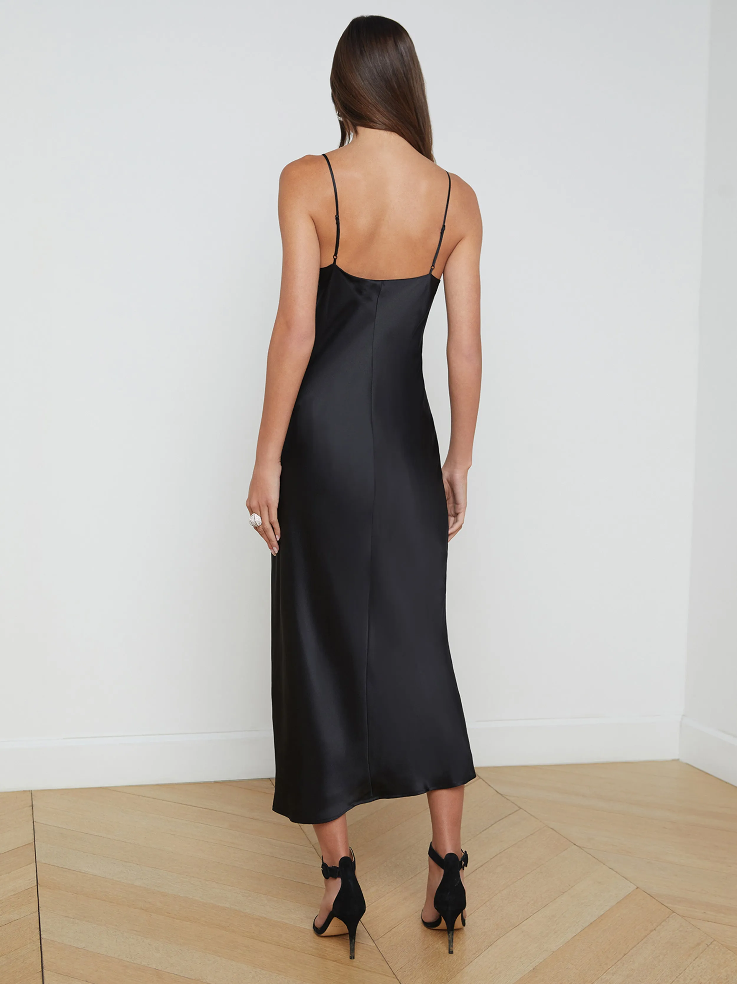 Seridie Silk Slip Dress sold by L'AGENCE product image thumbnail 3
