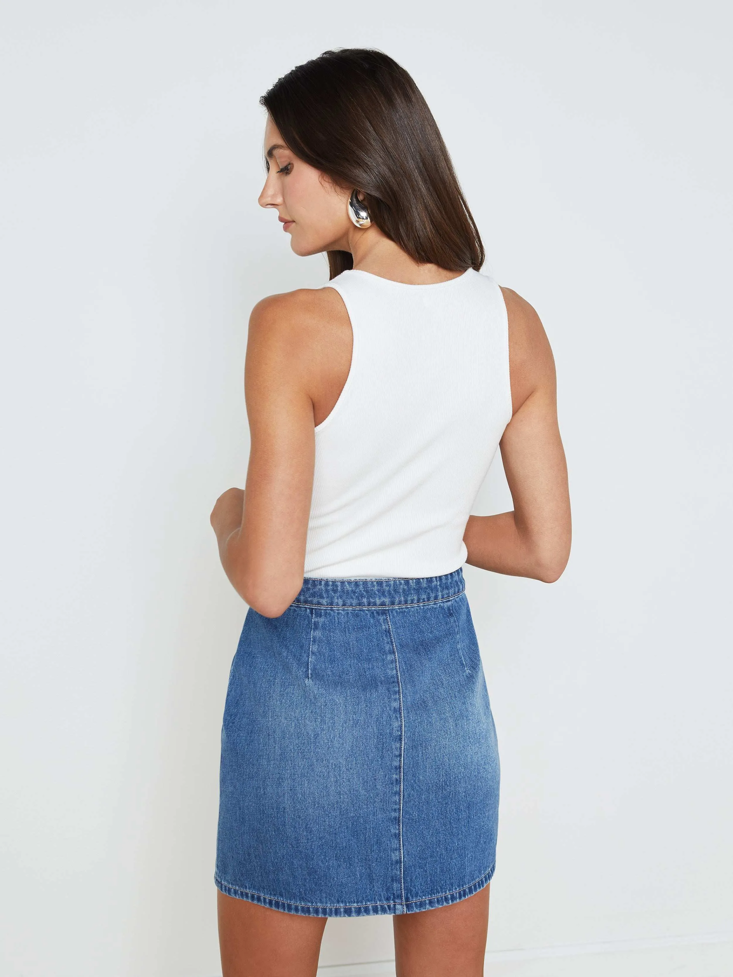 Adira Scoopneck Tank sold by L'AGENCE product image thumbnail 4