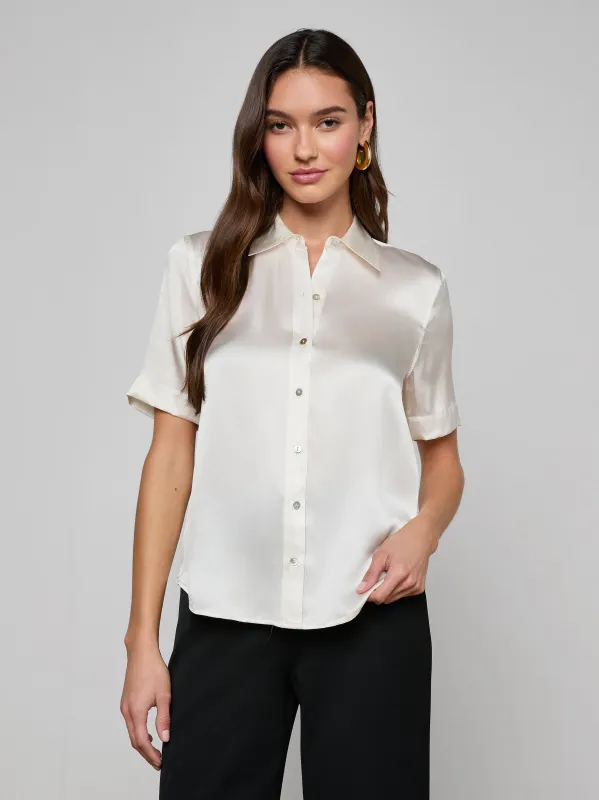 Ellah Silk Blouse sold by L'AGENCE