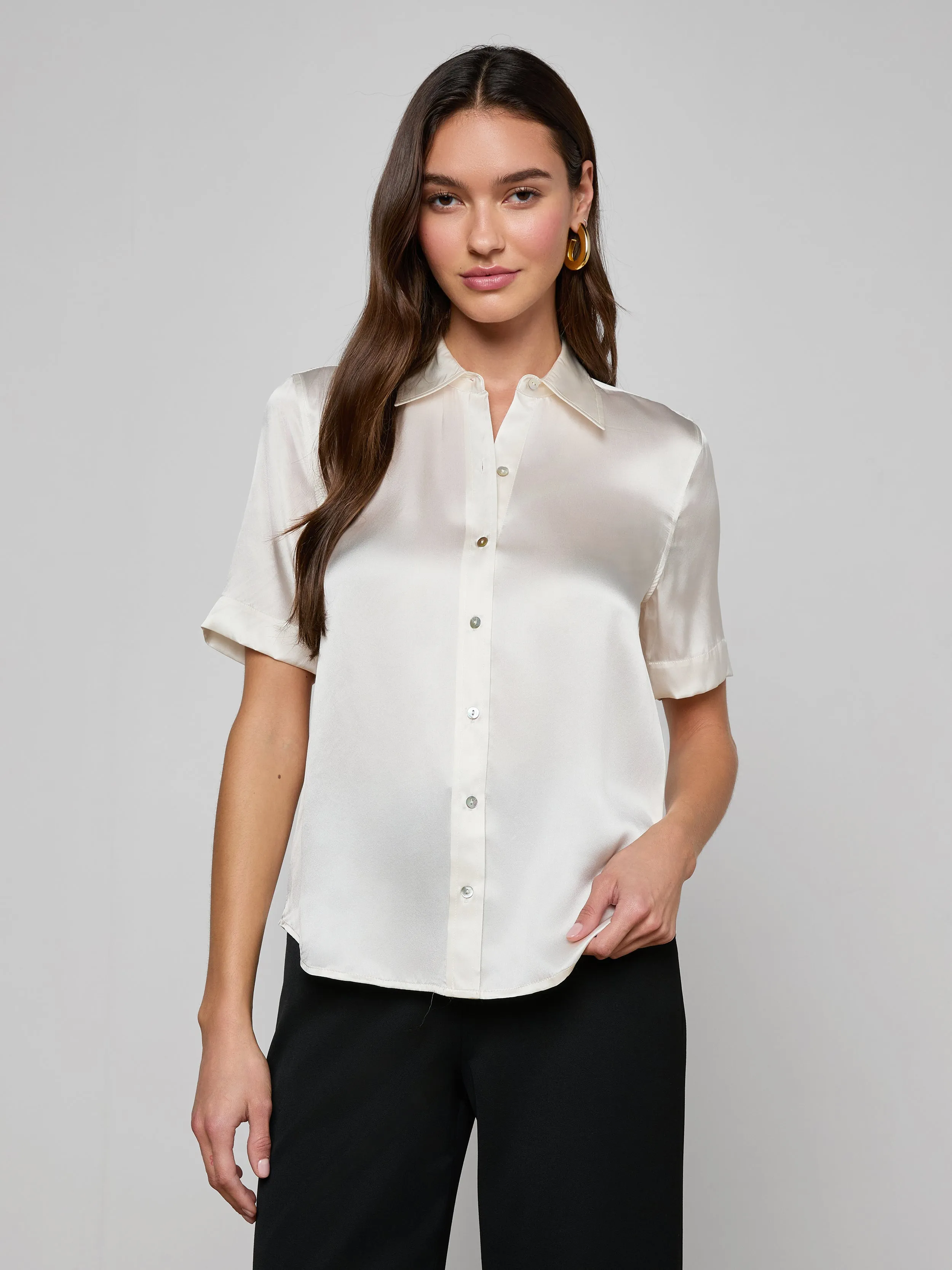 Ellah Silk Blouse sold by L'AGENCE