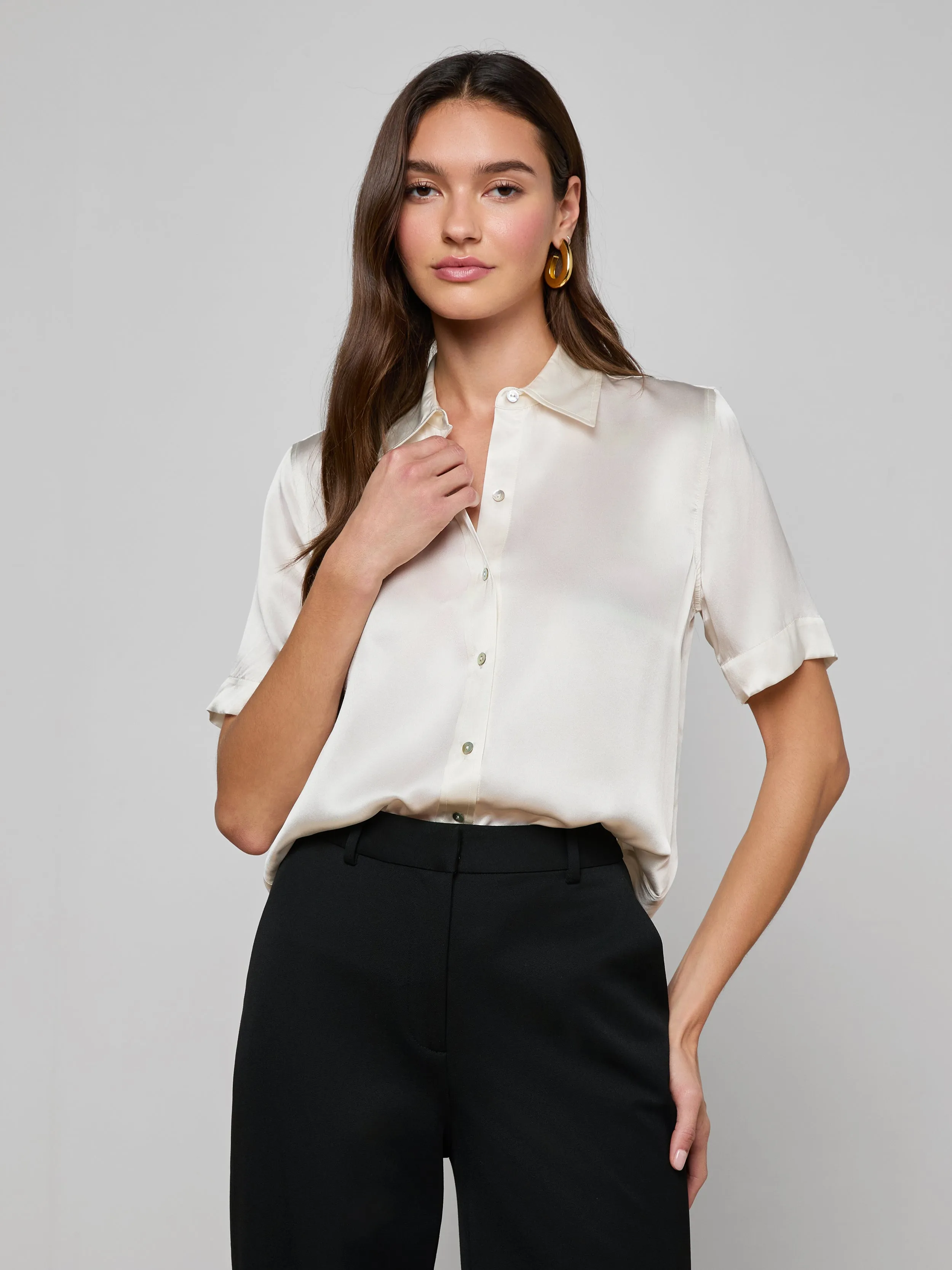 Ellah Silk Blouse sold by L'AGENCE product image thumbnail 2
