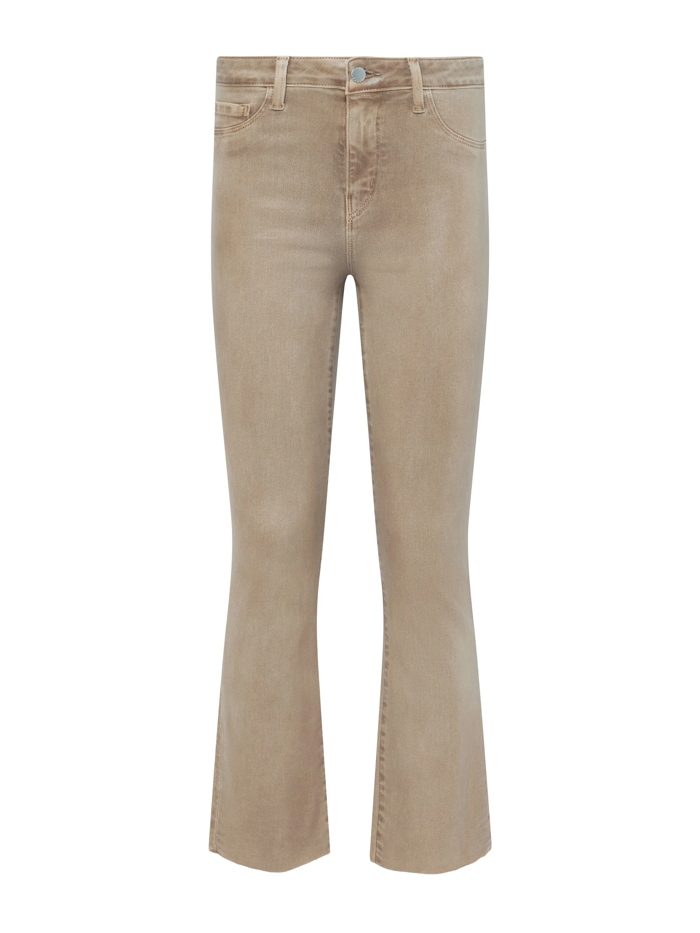 Kendra Coated Cropped Flare Jean sold by L'AGENCE product image thumbnail 5