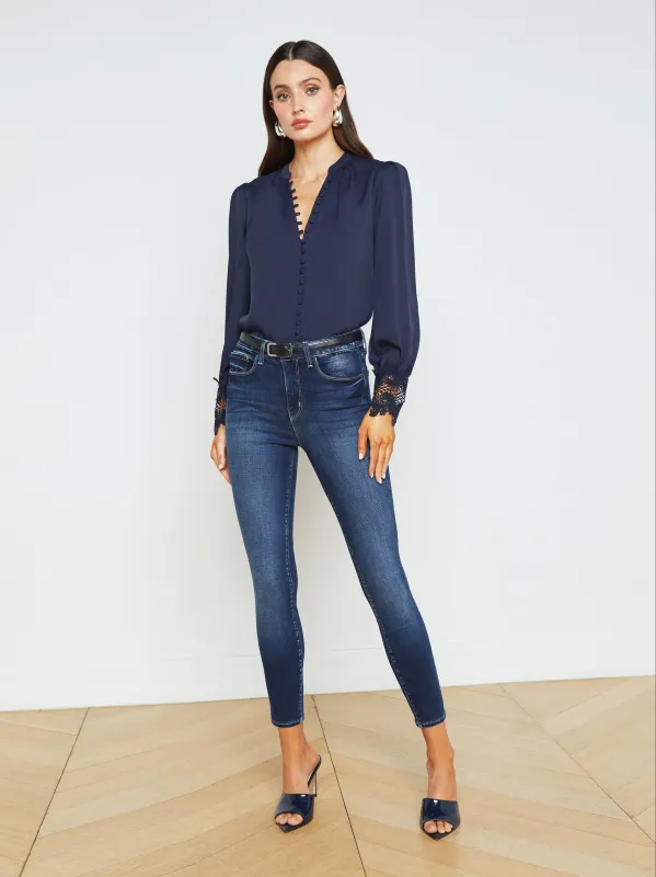 Margot Cropped Skinny Jean sold by L'AGENCE