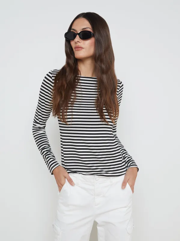 Tess Long Sleeve Tee sold by L'AGENCE