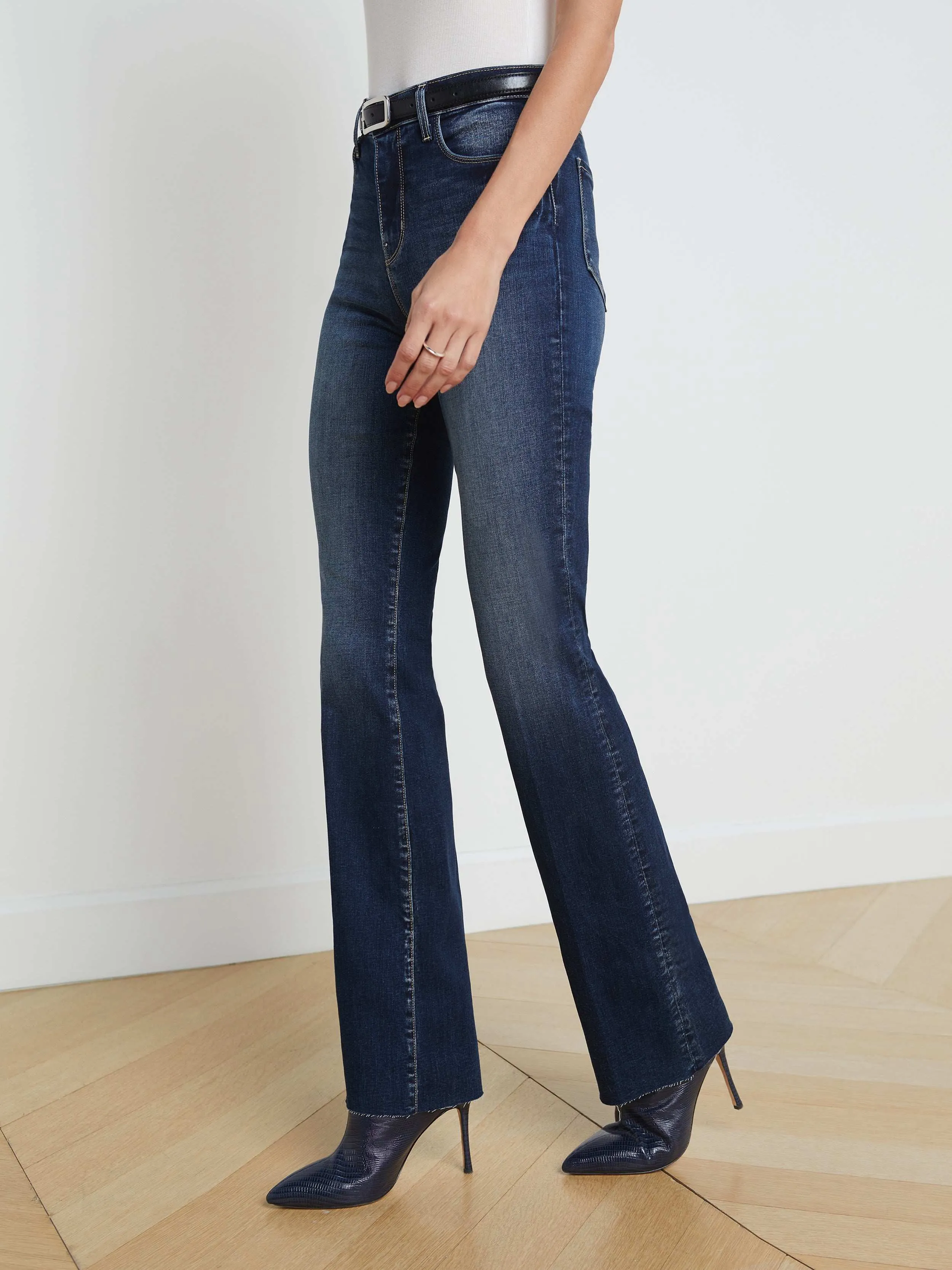 Ruth Straight-Leg Jean sold by L'AGENCE product image thumbnail 4