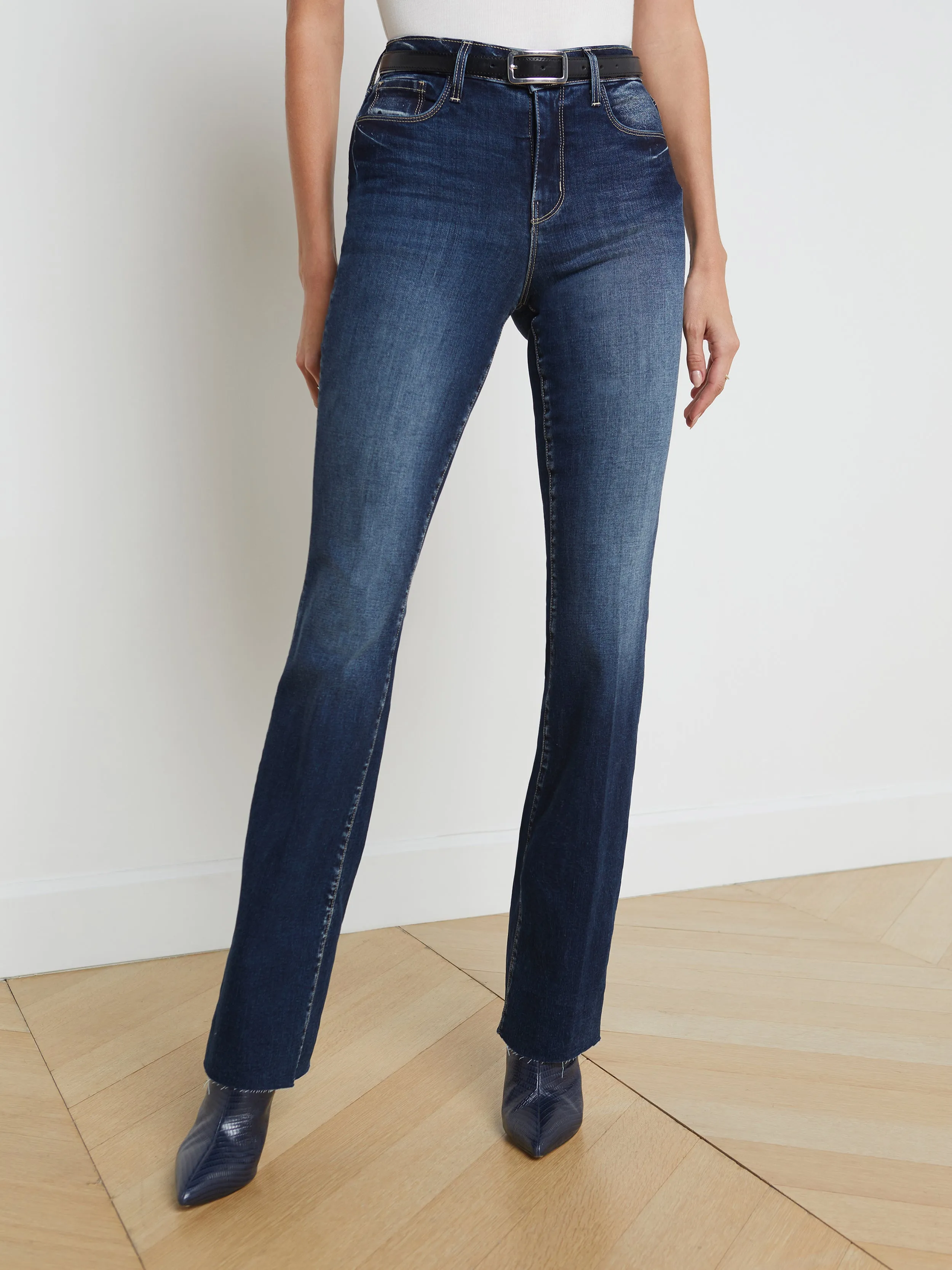 Ruth Straight-Leg Jean sold by L'AGENCE product image thumbnail 3