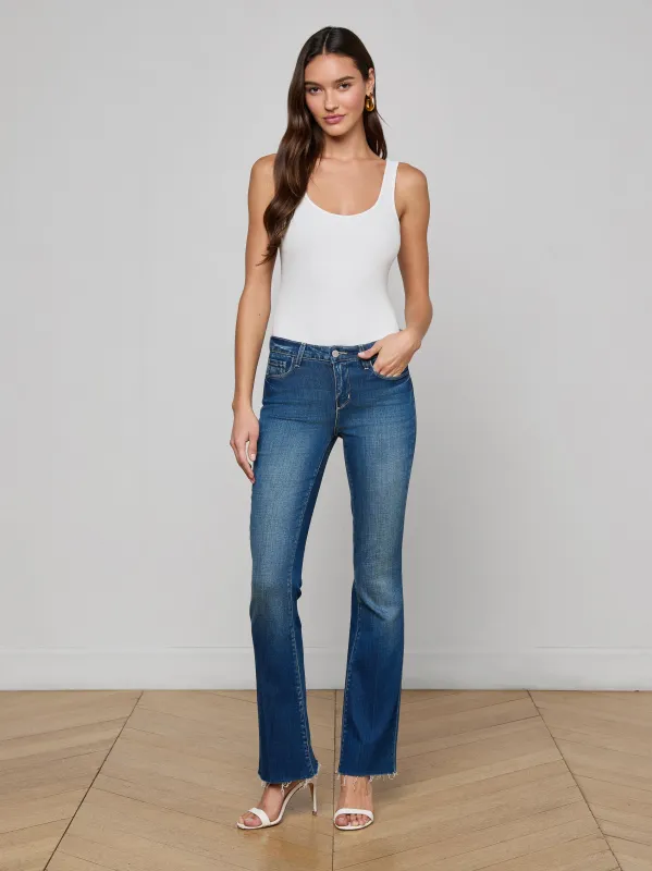 Sneeki Low-Rise Straight-Leg Jean sold by L'AGENCE