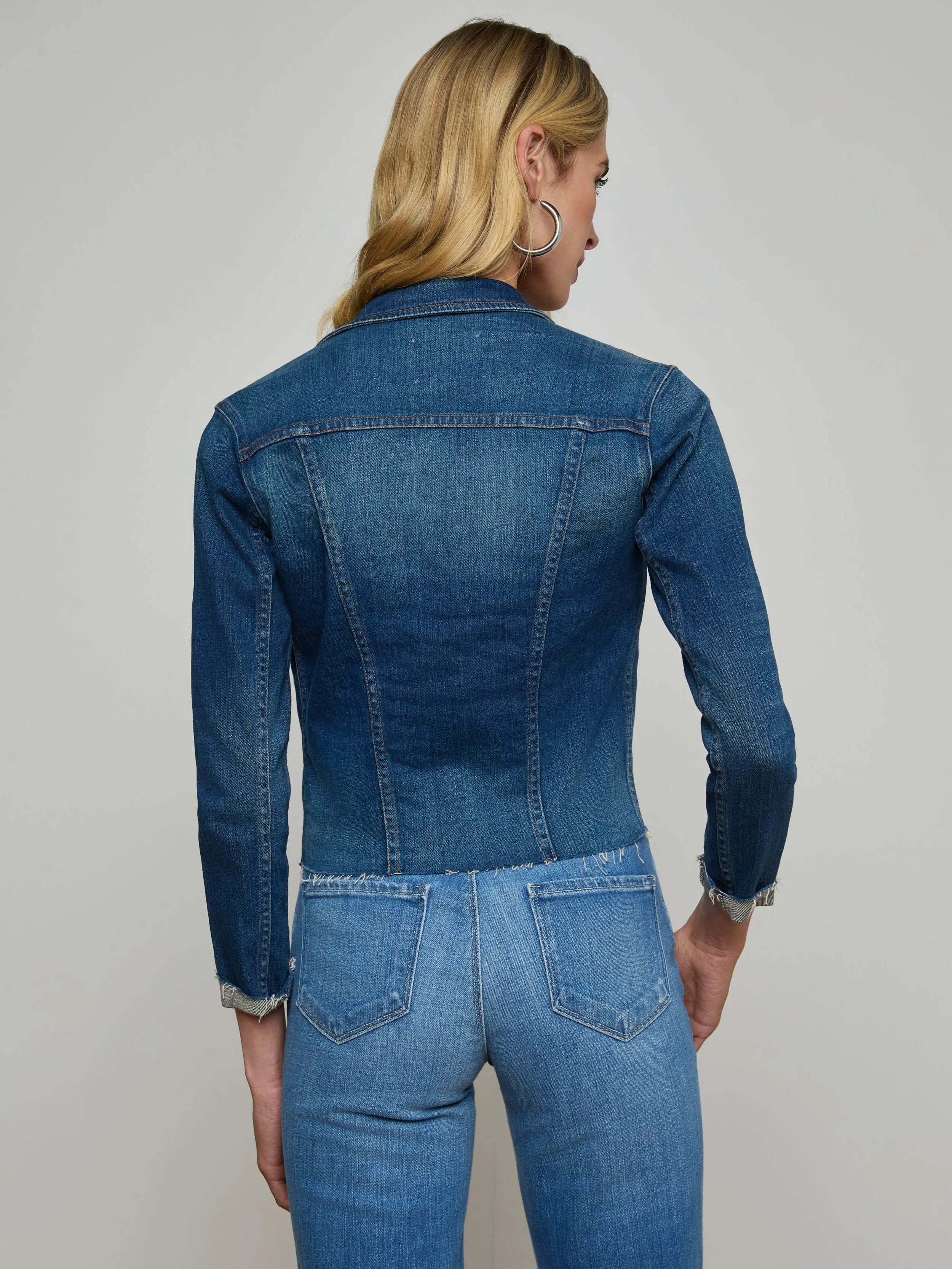 Janelle Jean Jacket sold by L'AGENCE product image thumbnail 5