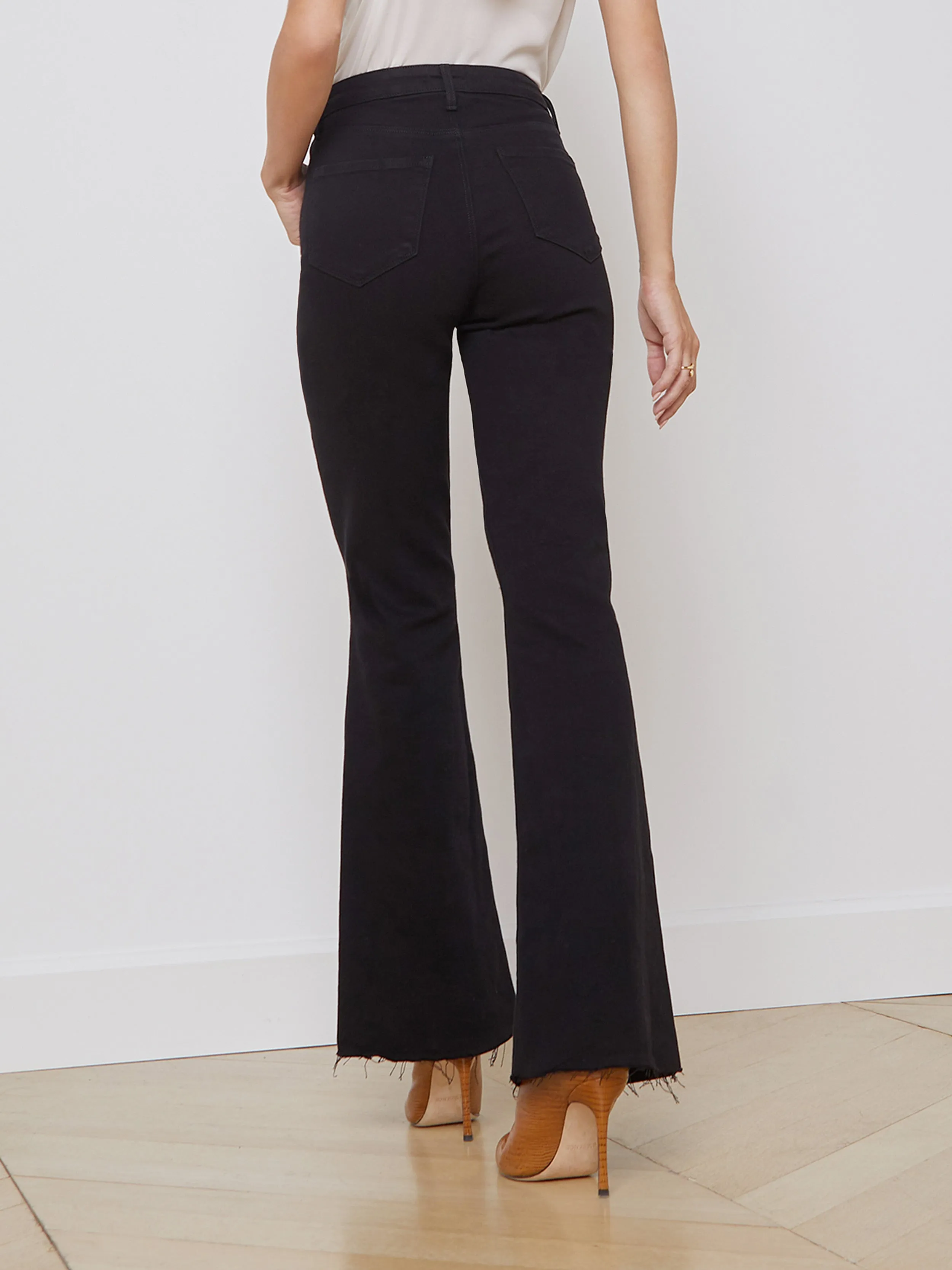 Sera Sneaker Flare Jean sold by L'AGENCE product image thumbnail 4