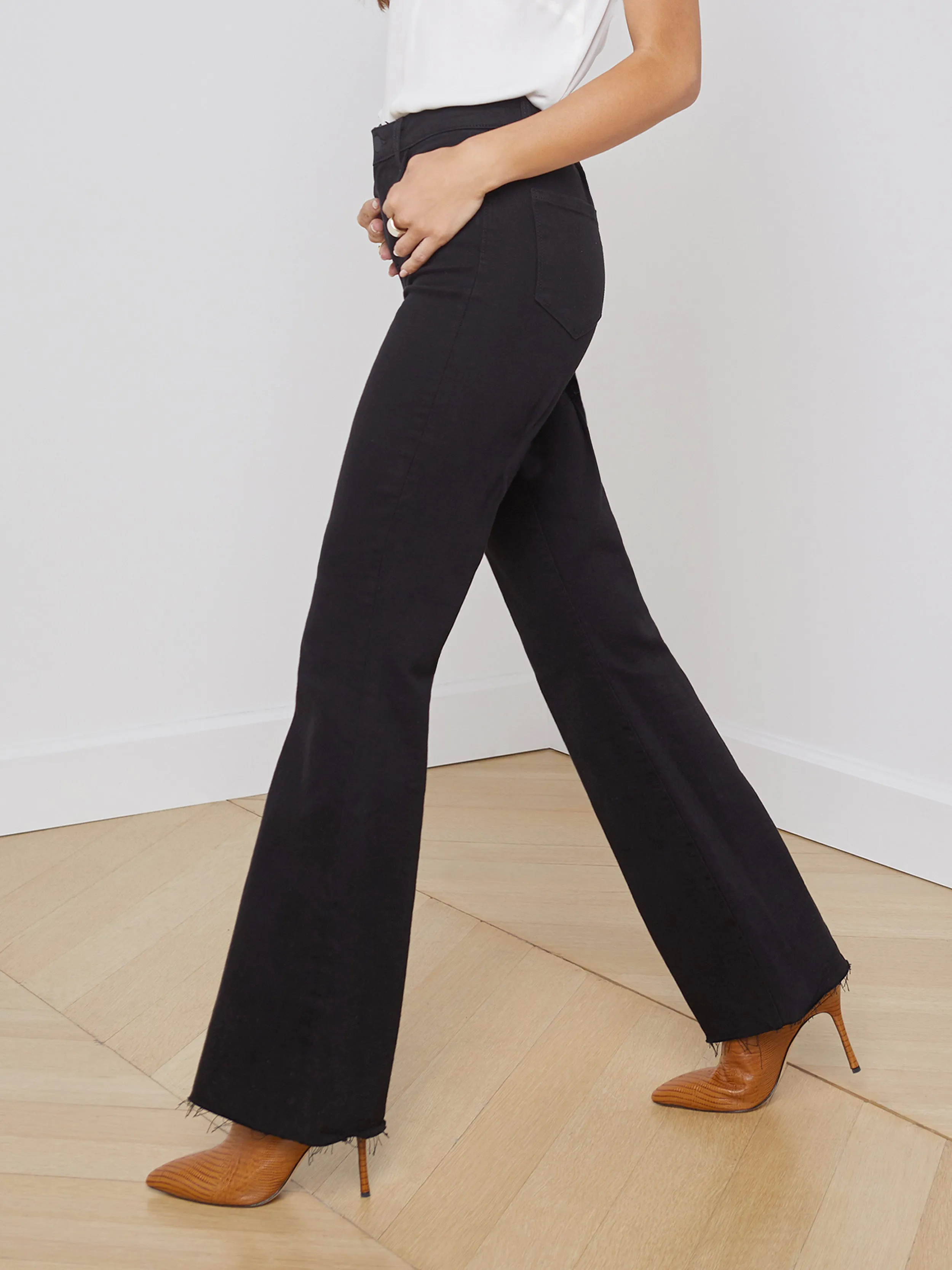 Sera Sneaker Flare Jean sold by L'AGENCE product image thumbnail 3