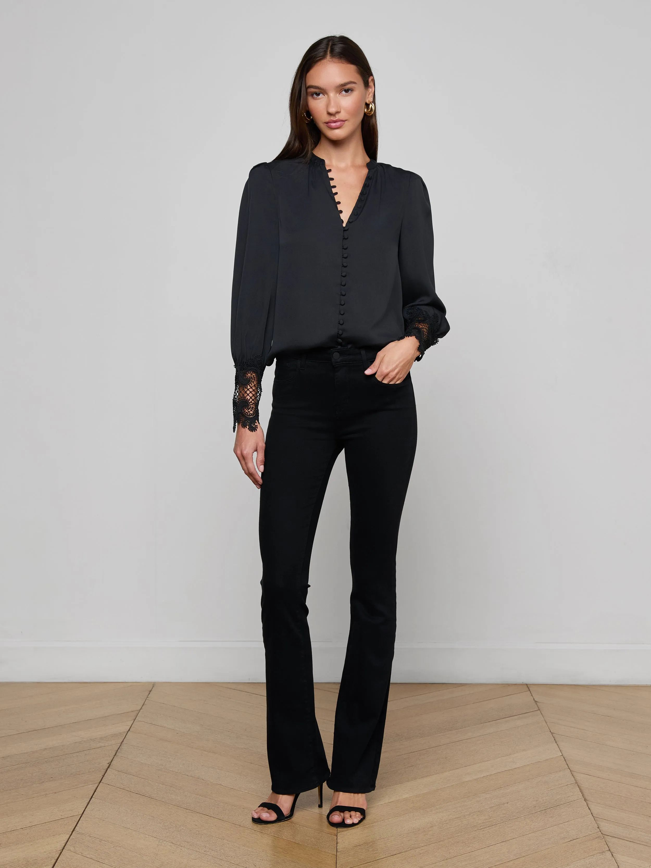 Ava Blouse sold by L'AGENCE product image thumbnail 3