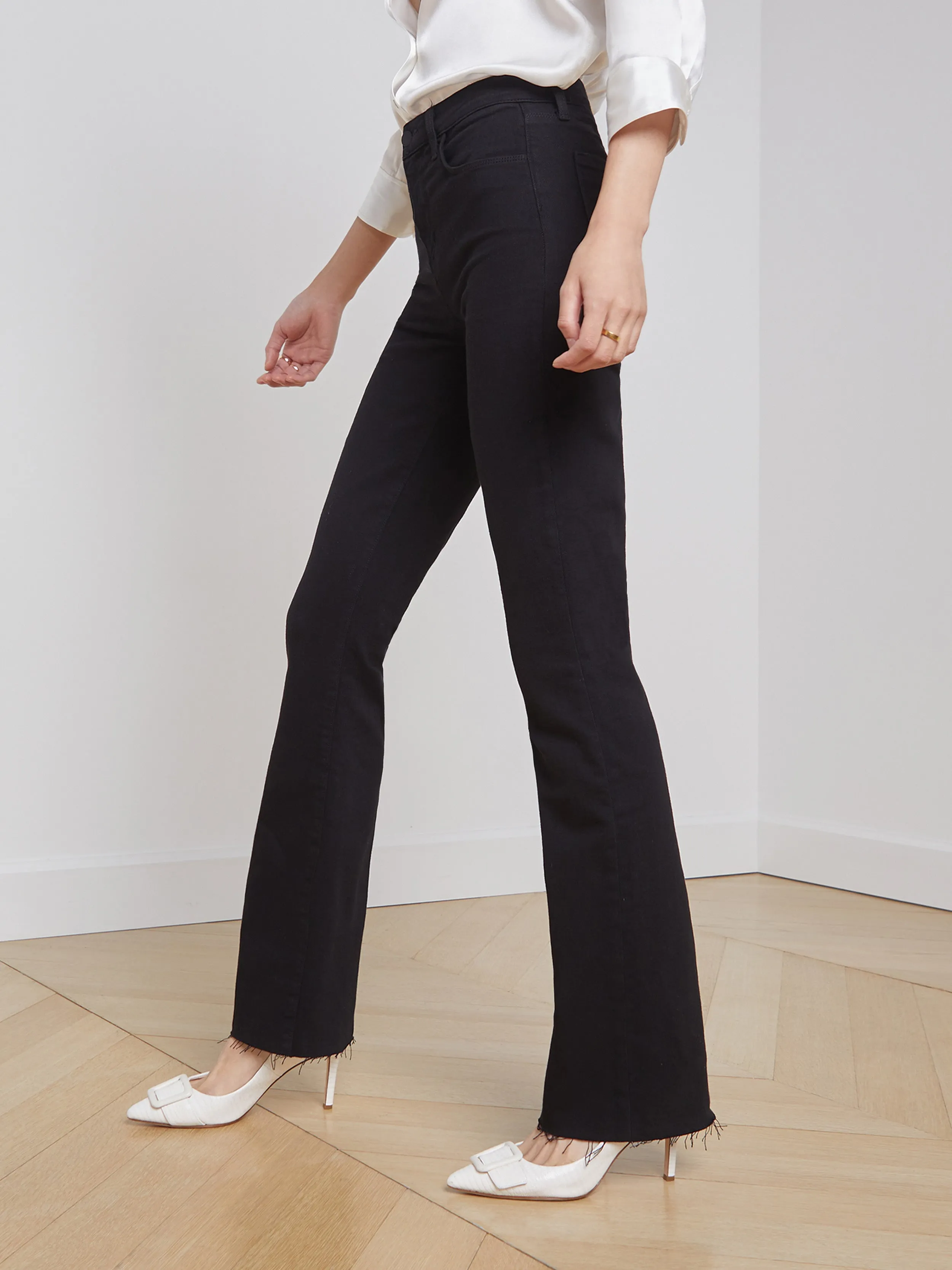 Ruth Straight-Leg Jean sold by L'AGENCE product image thumbnail 3