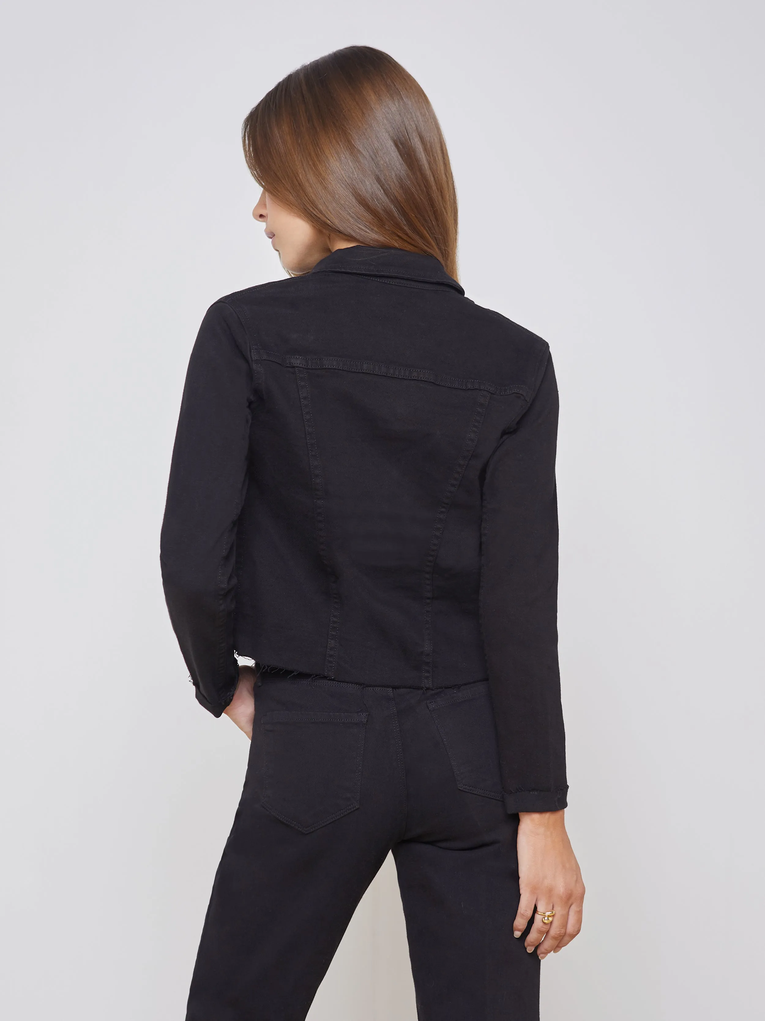 Janelle Jean Jacket sold by L'AGENCE product image thumbnail 2