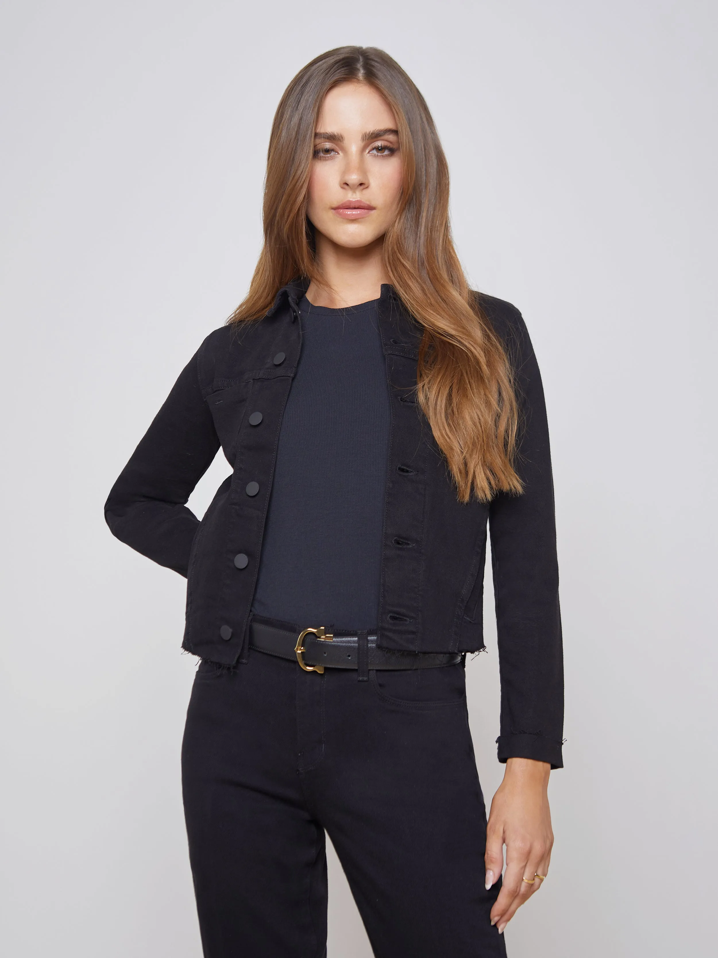 Janelle Jean Jacket sold by L'AGENCE product image thumbnail 4