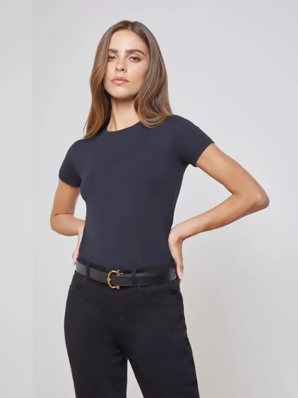 Ressi Micro-Rib Tee sold by L'AGENCE