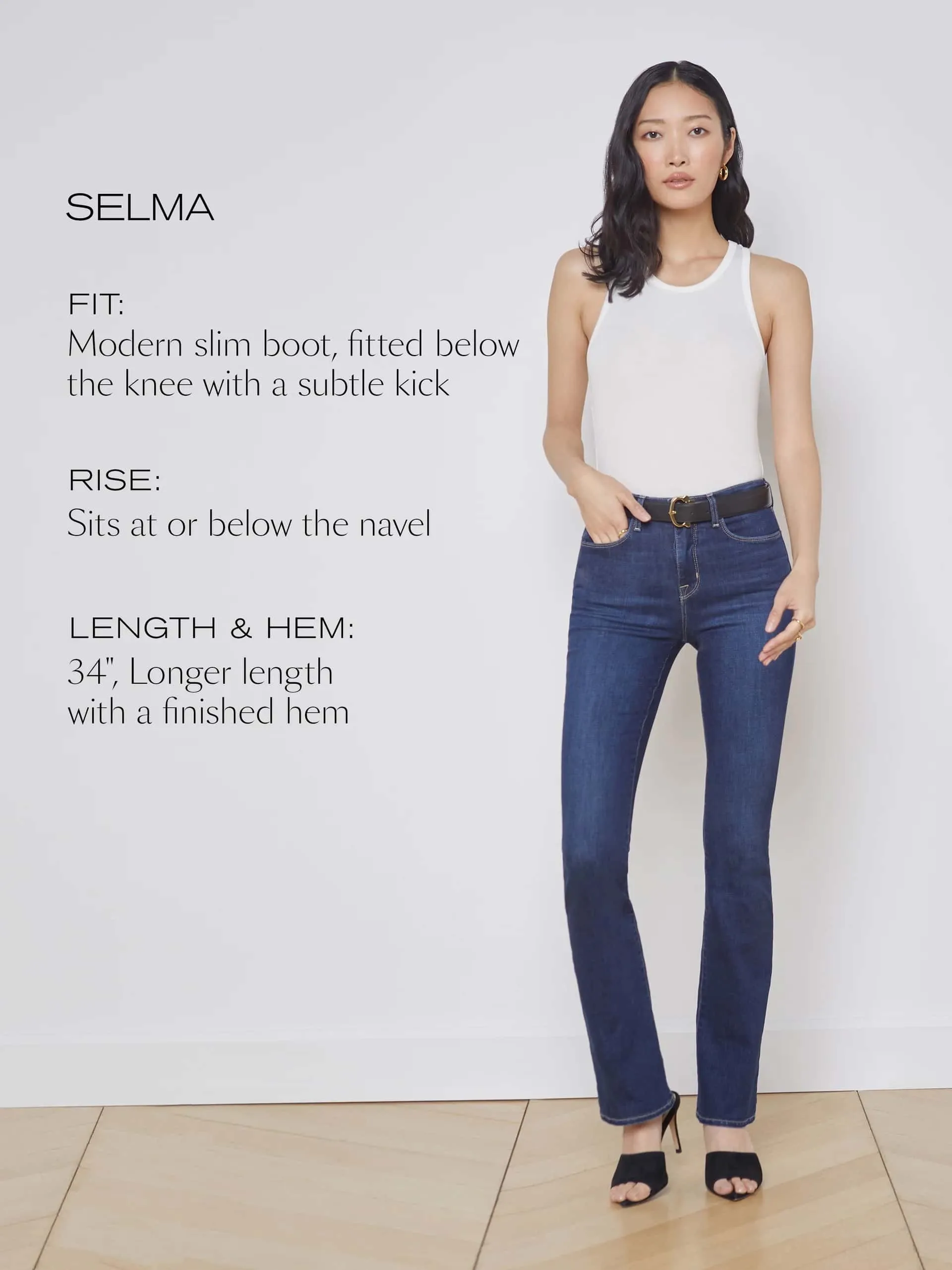 Selma Bootcut Jean sold by L'AGENCE product image thumbnail 5