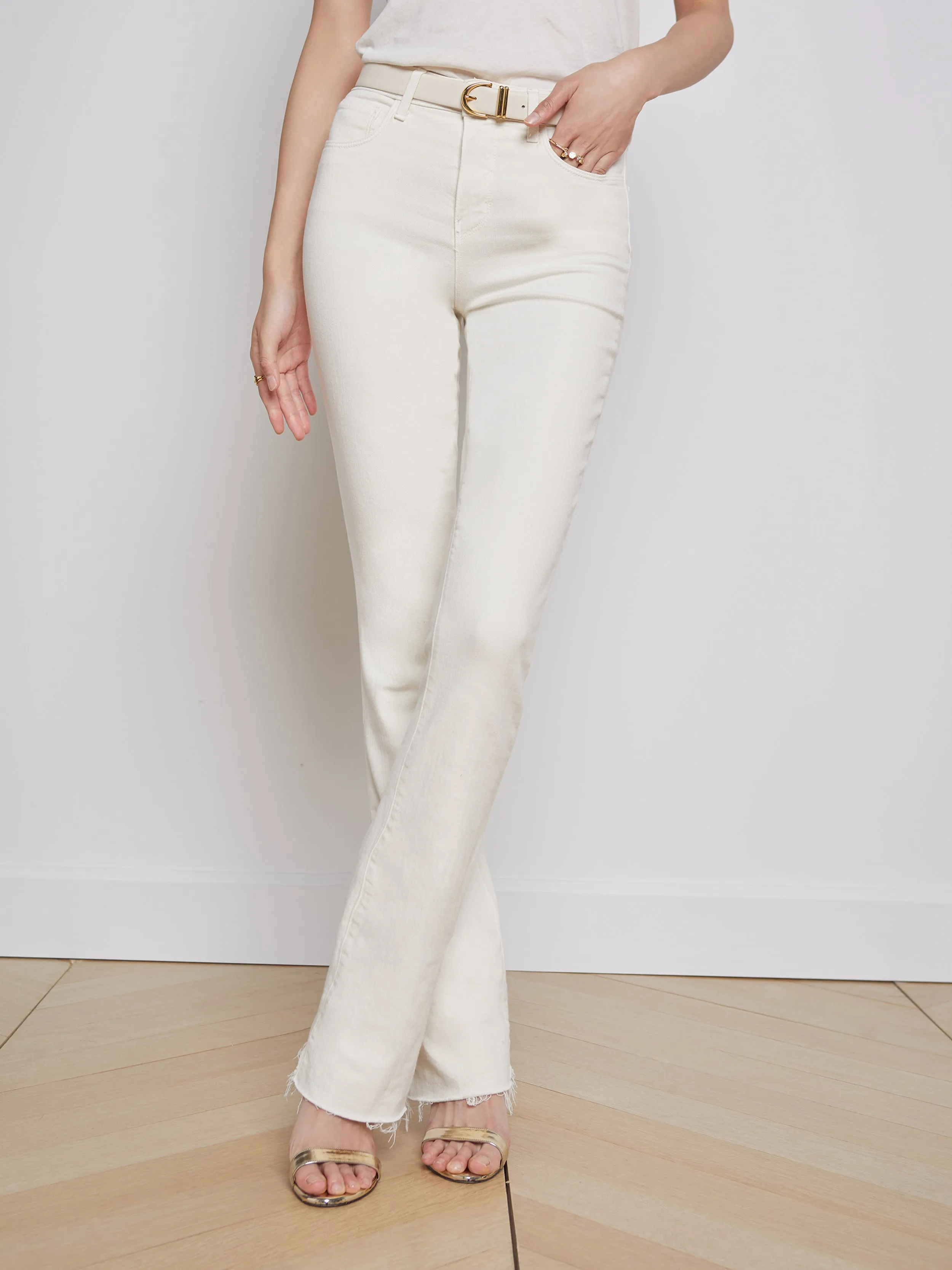Ruth Straight-Leg Jean sold by L'AGENCE product image thumbnail 2