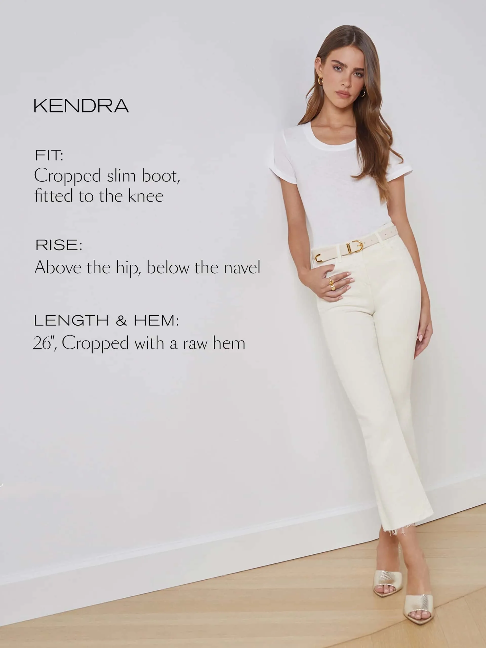 Kendra Cropped Flare Jean sold by L'AGENCE product image thumbnail 5