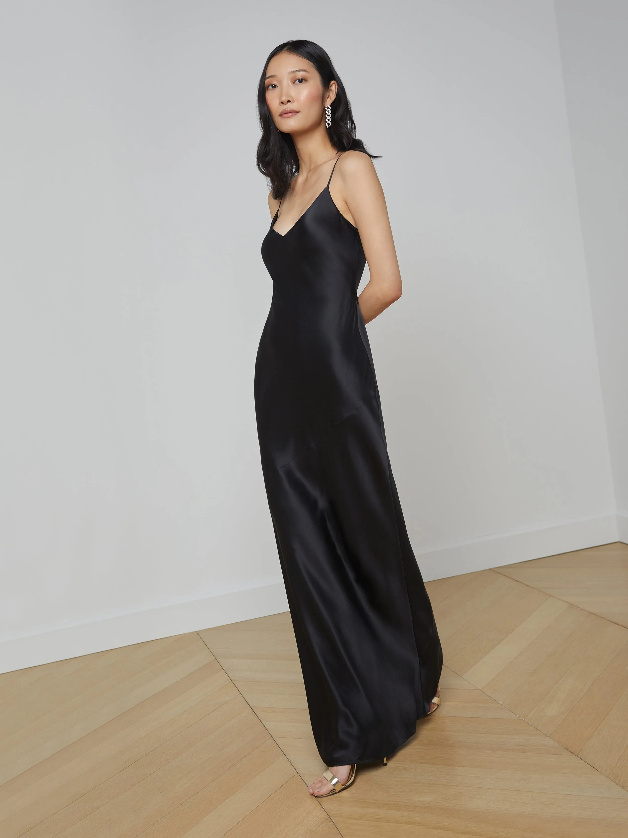 Serita Silk Gown sold by L'AGENCE product image thumbnail 4