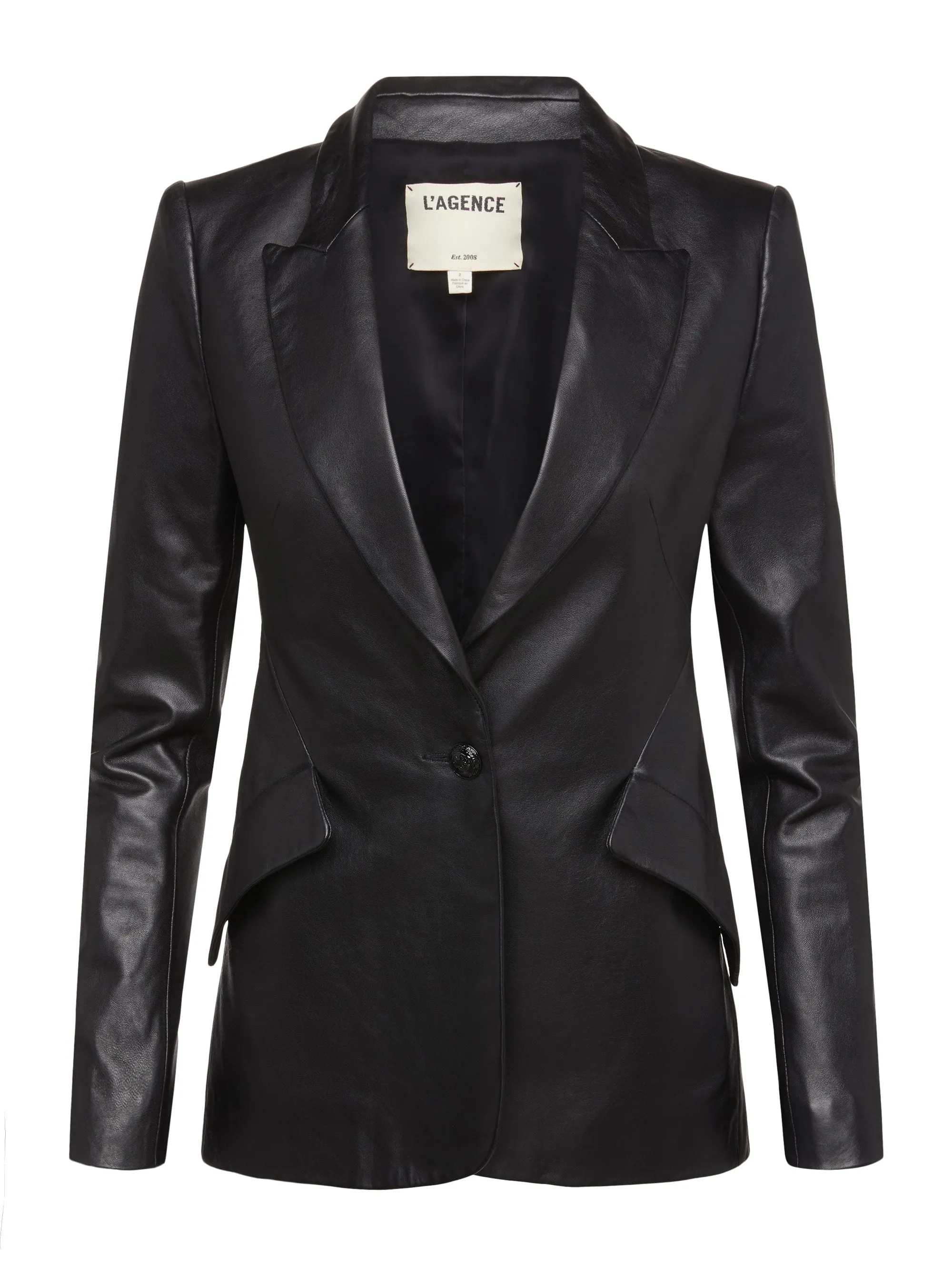 Chamberlain Leather Blazer sold by L'AGENCE product image thumbnail 5