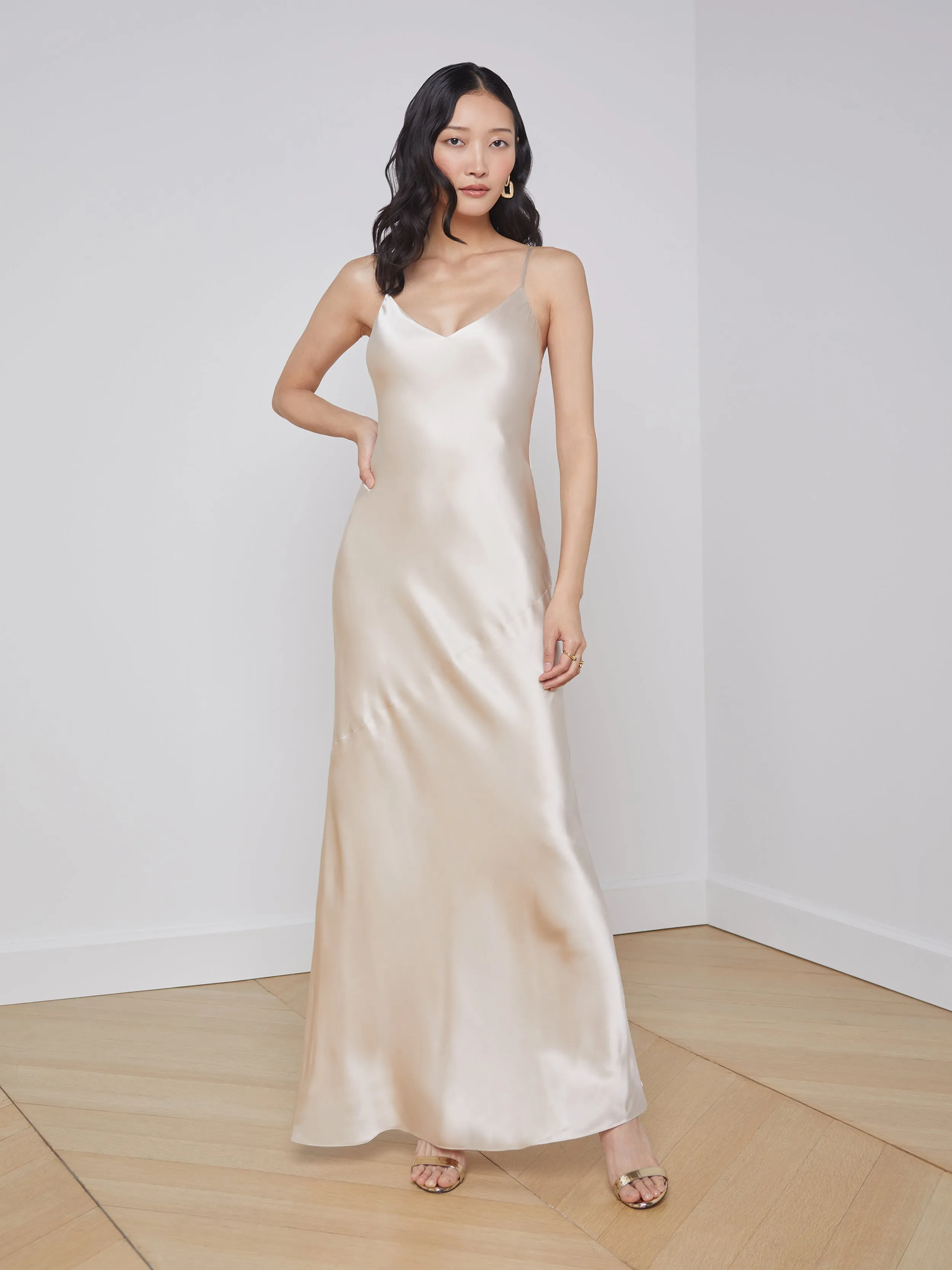 Serita Silk Gown sold by L'AGENCE