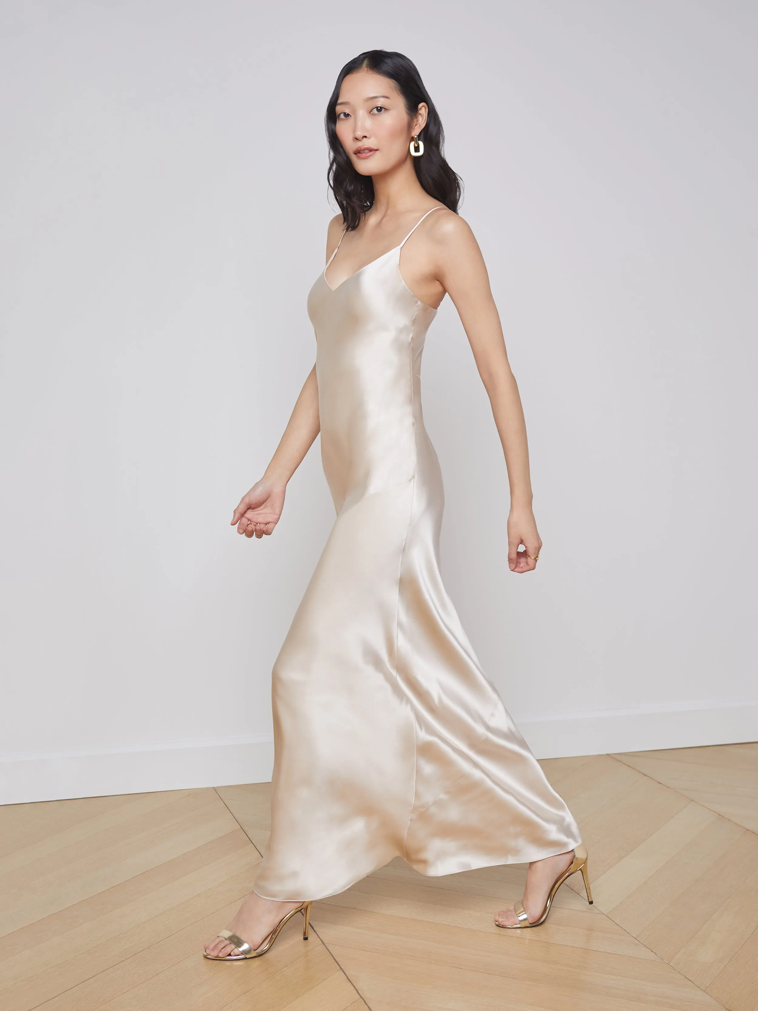 Serita Silk Gown sold by L'AGENCE product image thumbnail 2