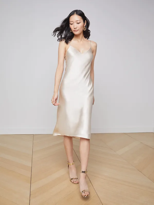 Jodie Silk Slip Dress sold by L'AGENCE